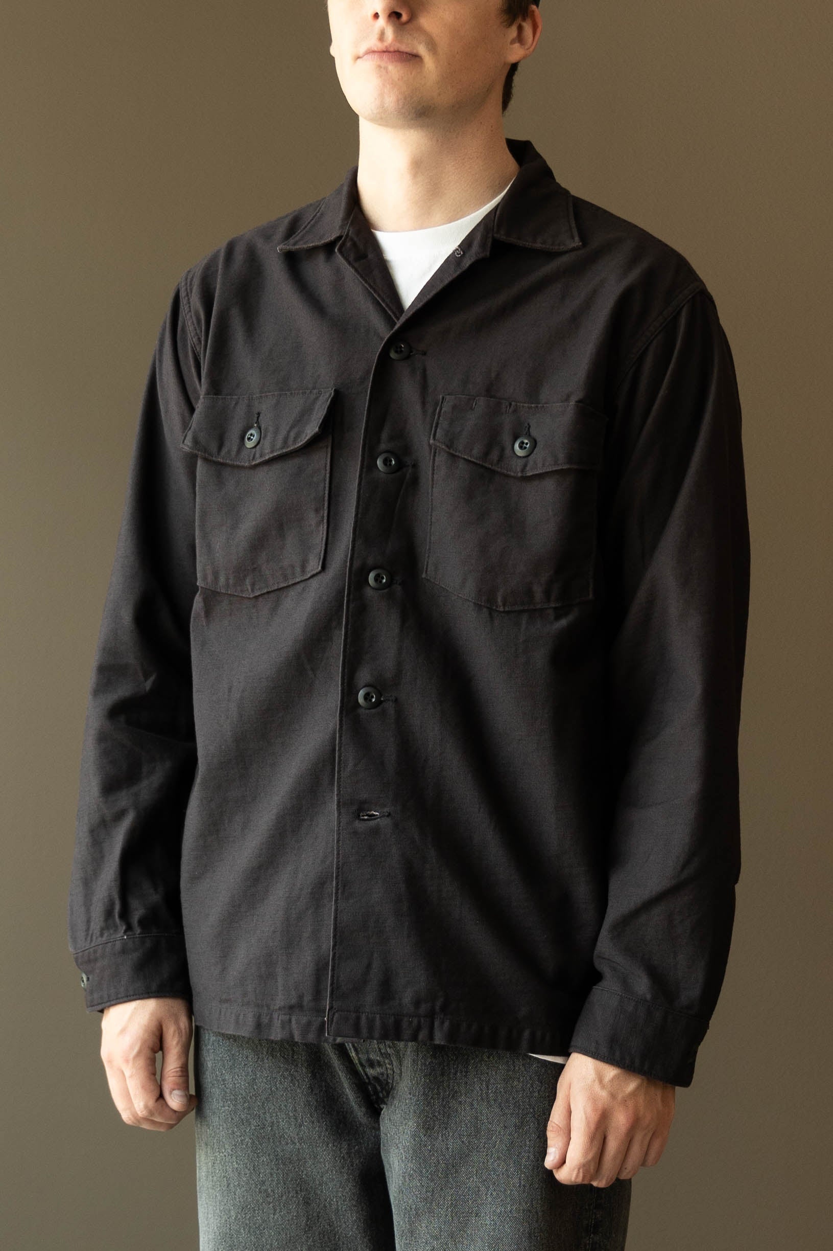 US Army Fatigue Shirt - Black - 2