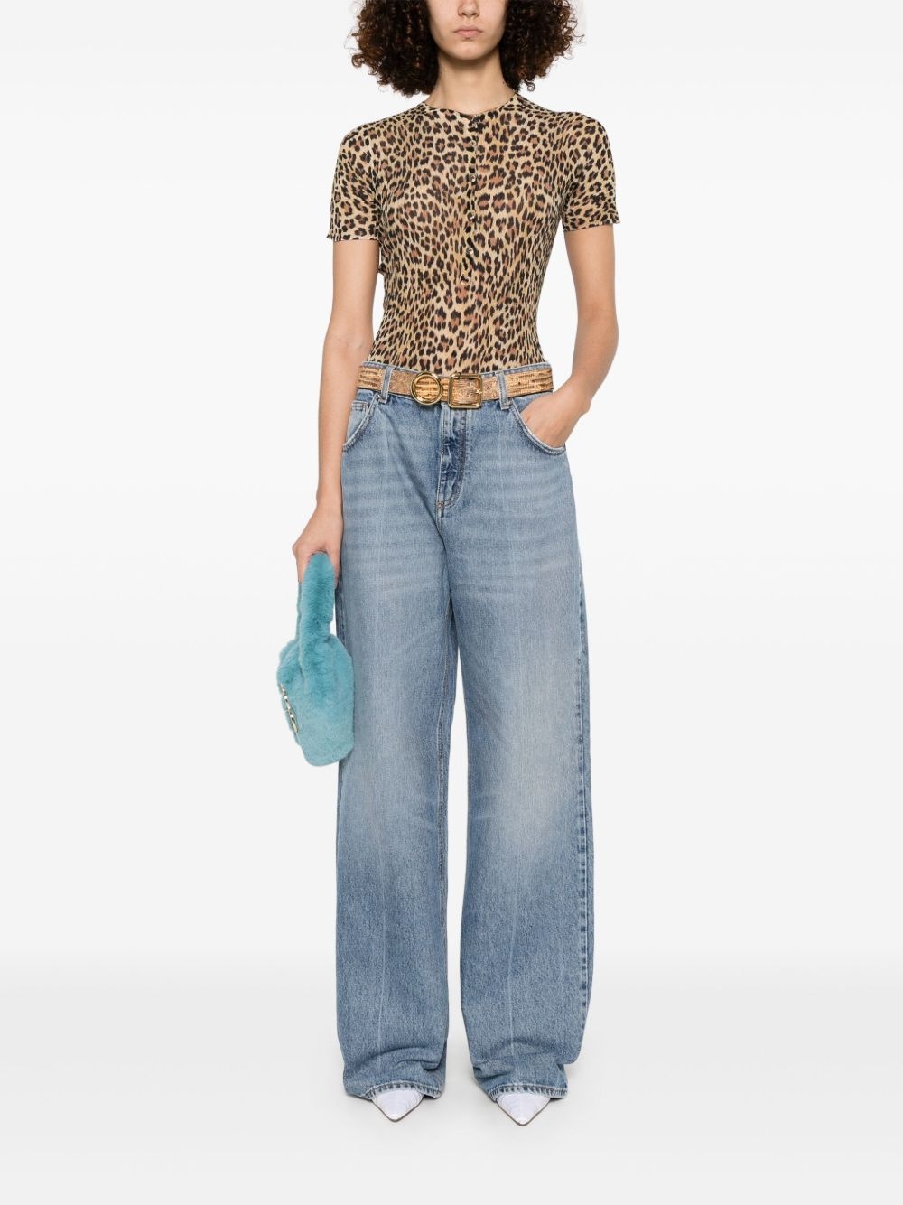 leopard-print T-shirt - 2