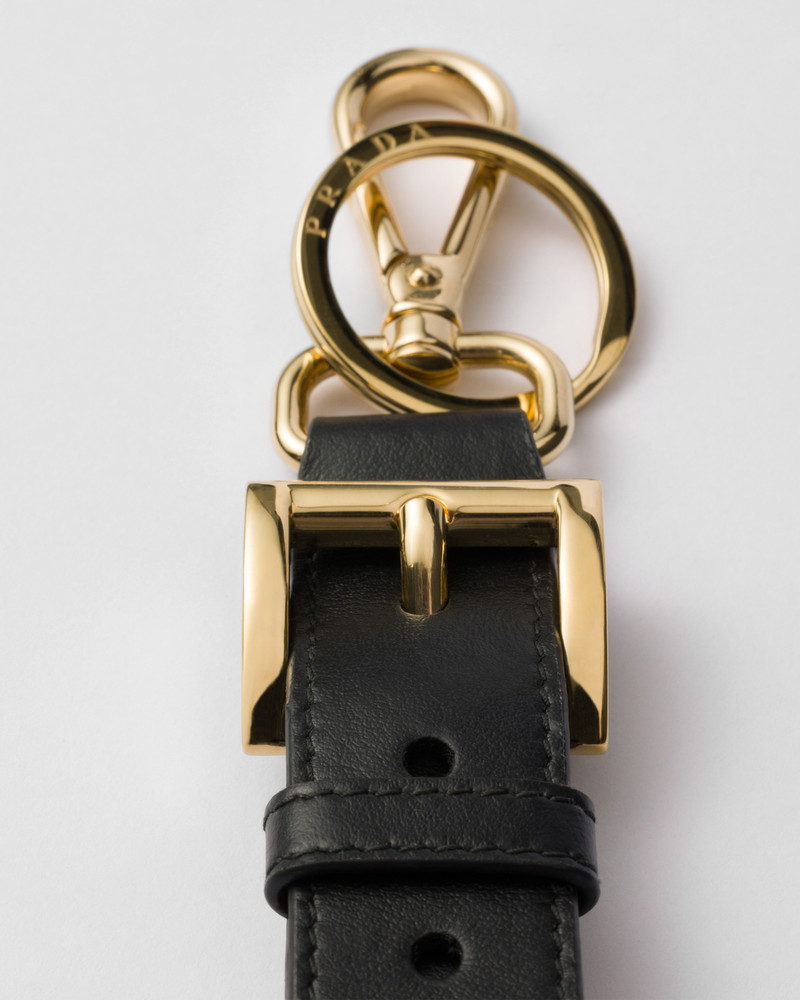 Prada Leather key ring outlook