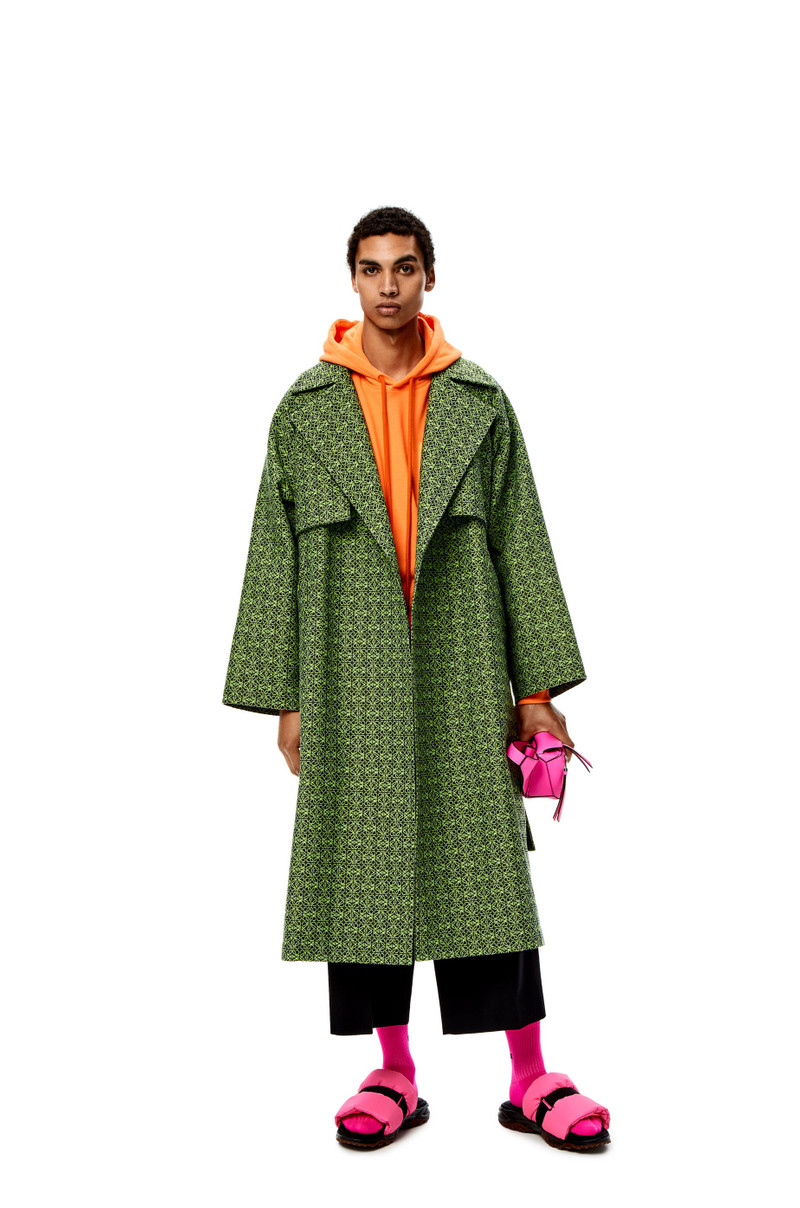 Loewe Coat in Anagram jacquard outlook