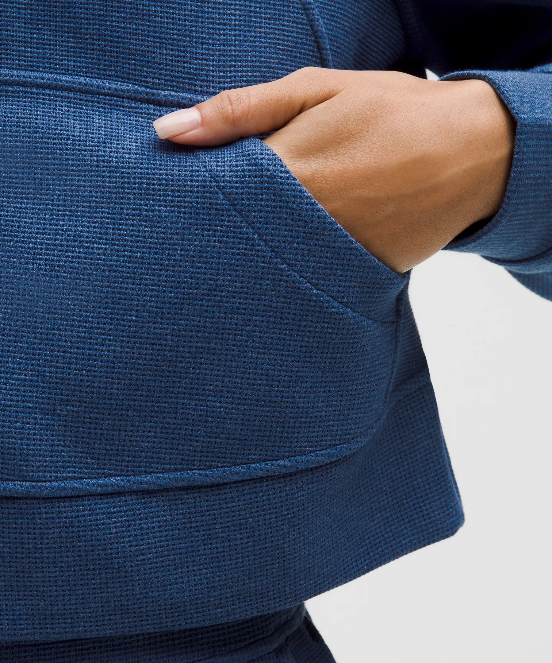 Scuba Oversized Full-Zip Hoodie *Waffle - 5