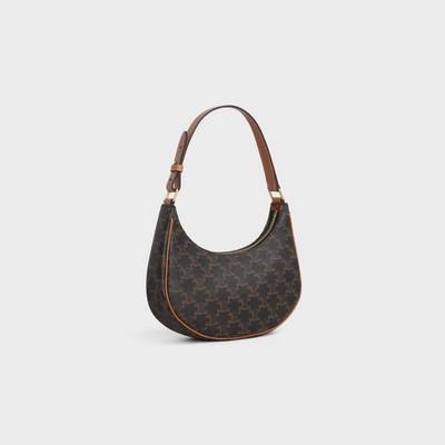 CELINE Ava Bag in Triomphe Canvas and calfskin outlook