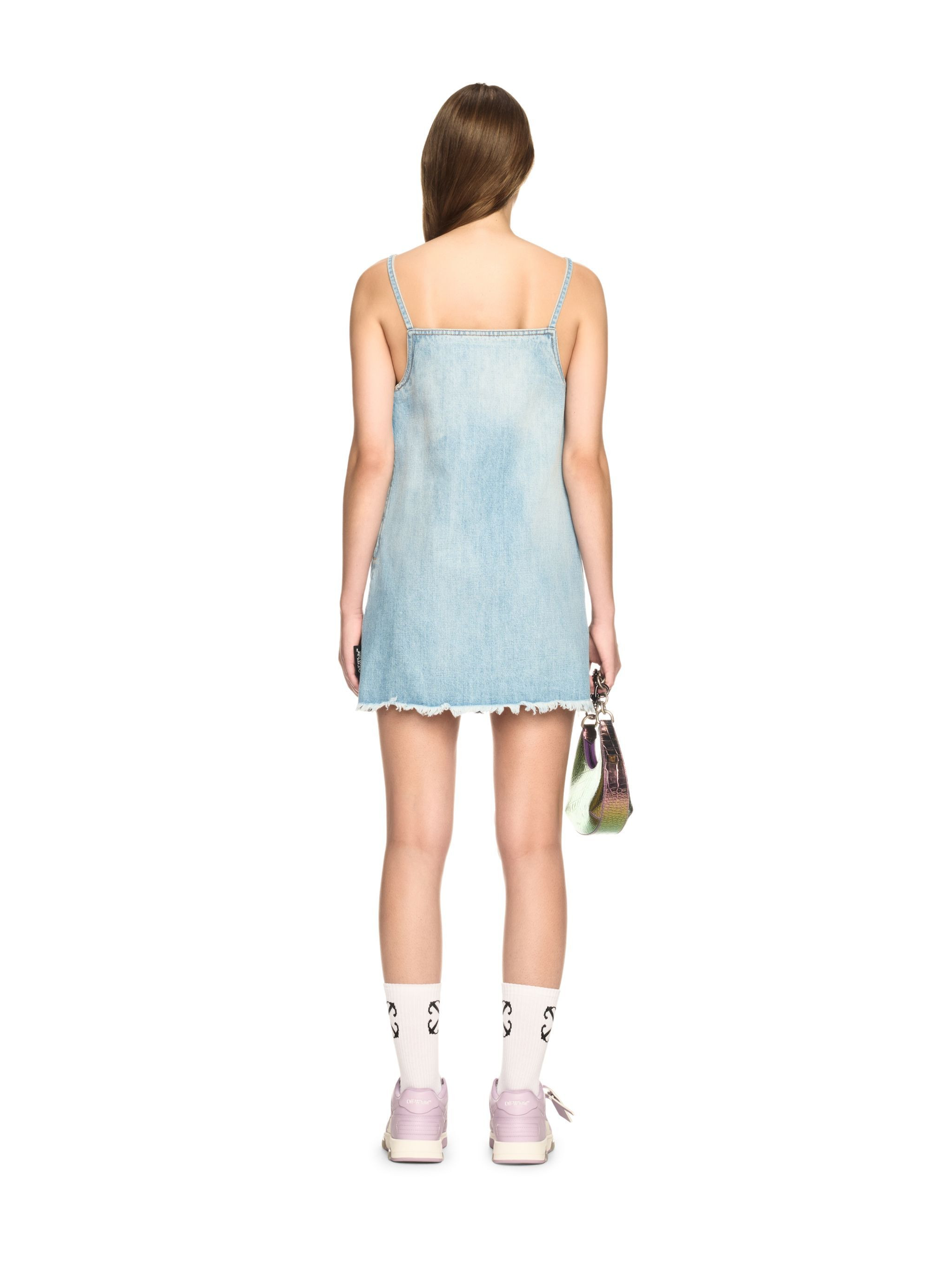 Blue Denim Doll Dress - 4
