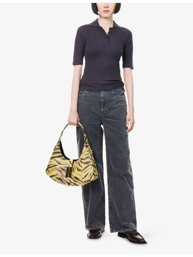SAMSØE SAMSØE Sasonnet Ribbed Knitted Polo shirt outlook