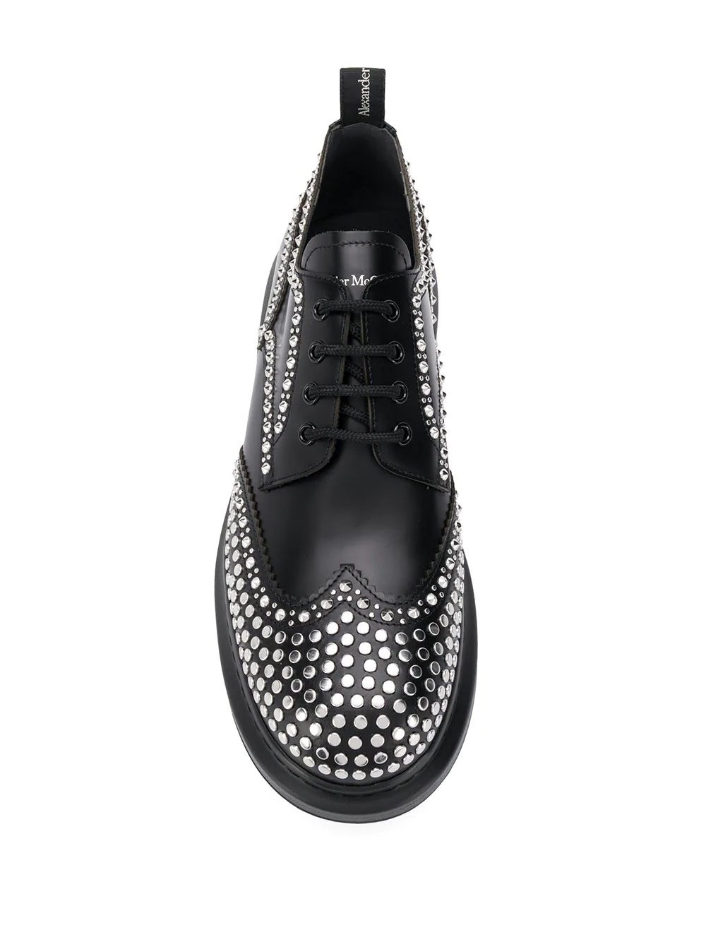 Hybrid stud-embellished Derby shoes - 4