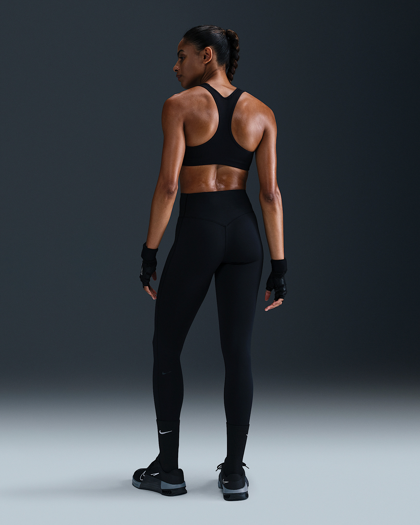 Nike Universa Women's Medium-Support High-Waisted Full-Length Leggings with Pockets - 4