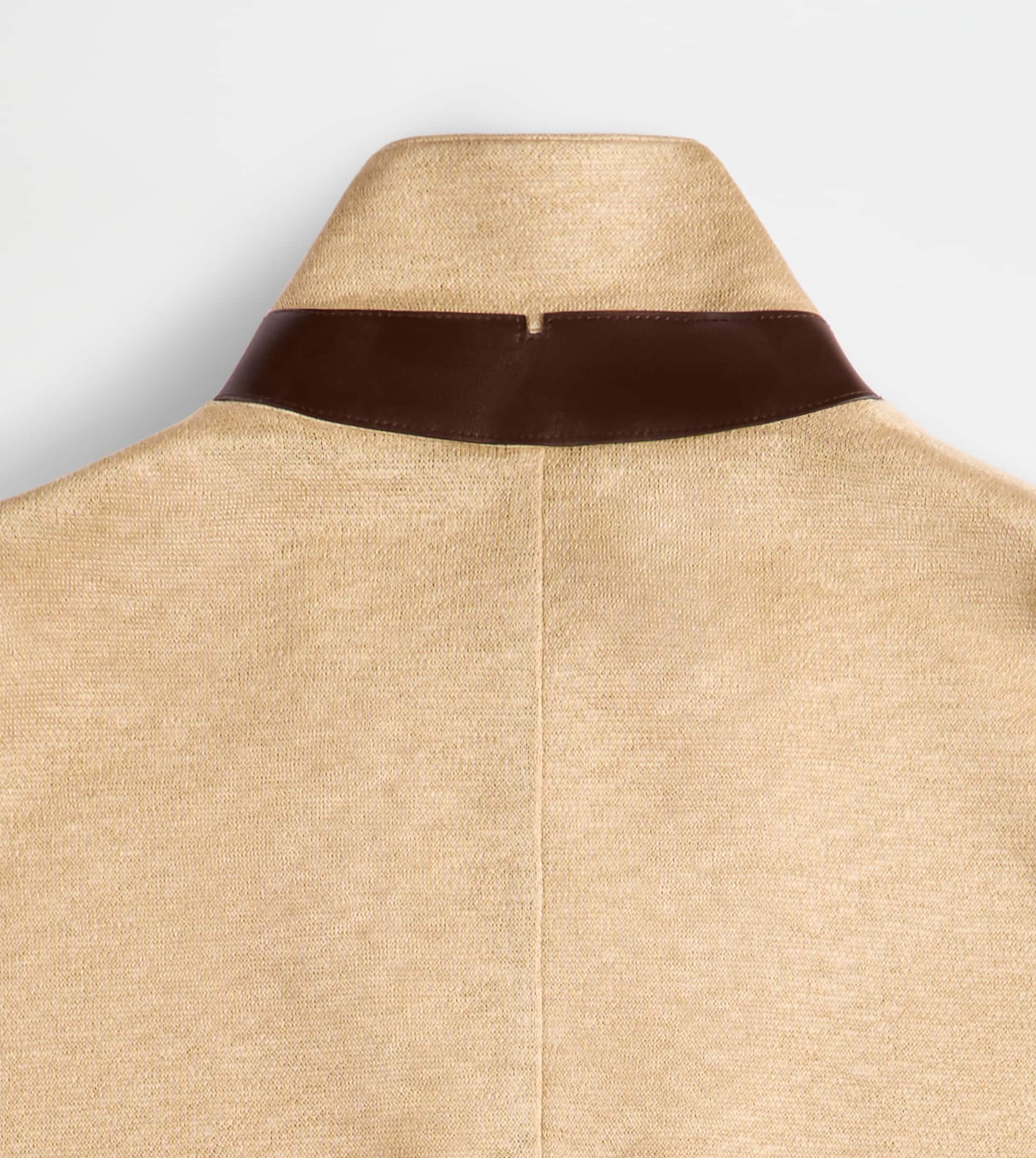 BLAZER IN LINEN - BEIGE - 3