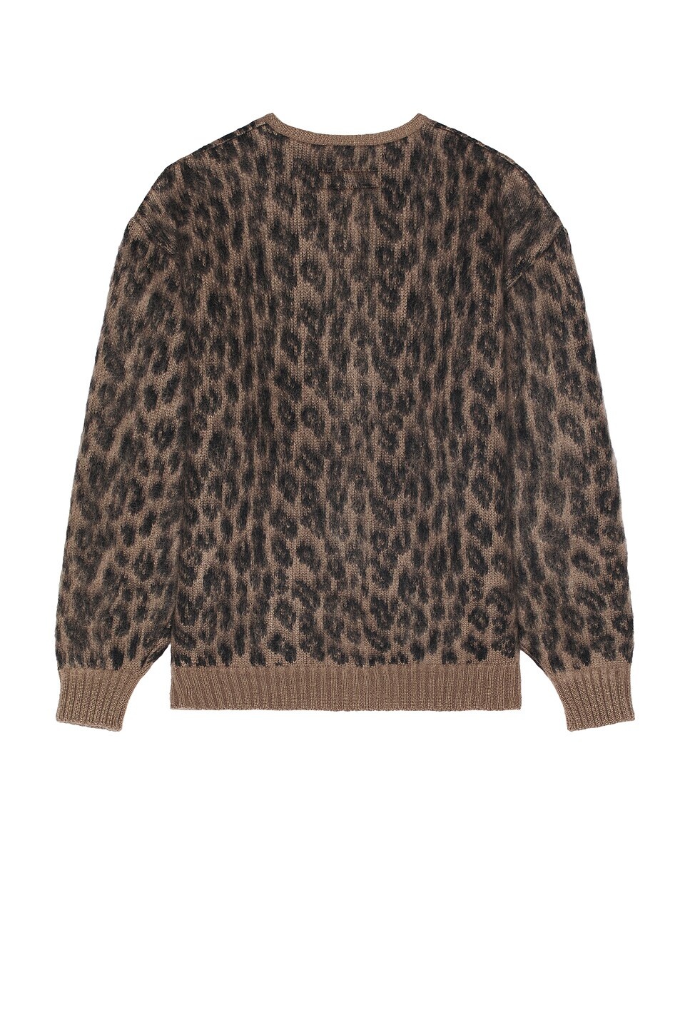 Leopard Heavy Mohair Cardigan - 2