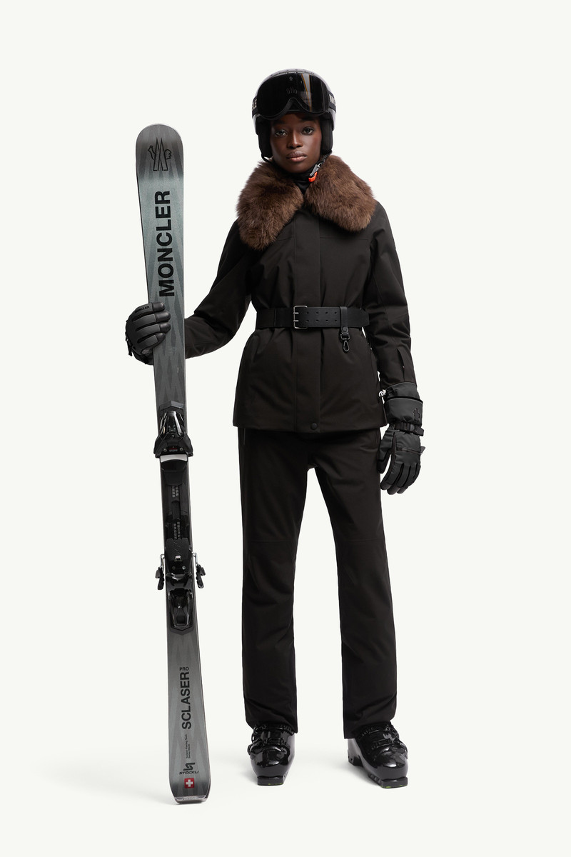 Moncler Grenoble Vizelles Shearling-Trimmed Ski Jacket outlook