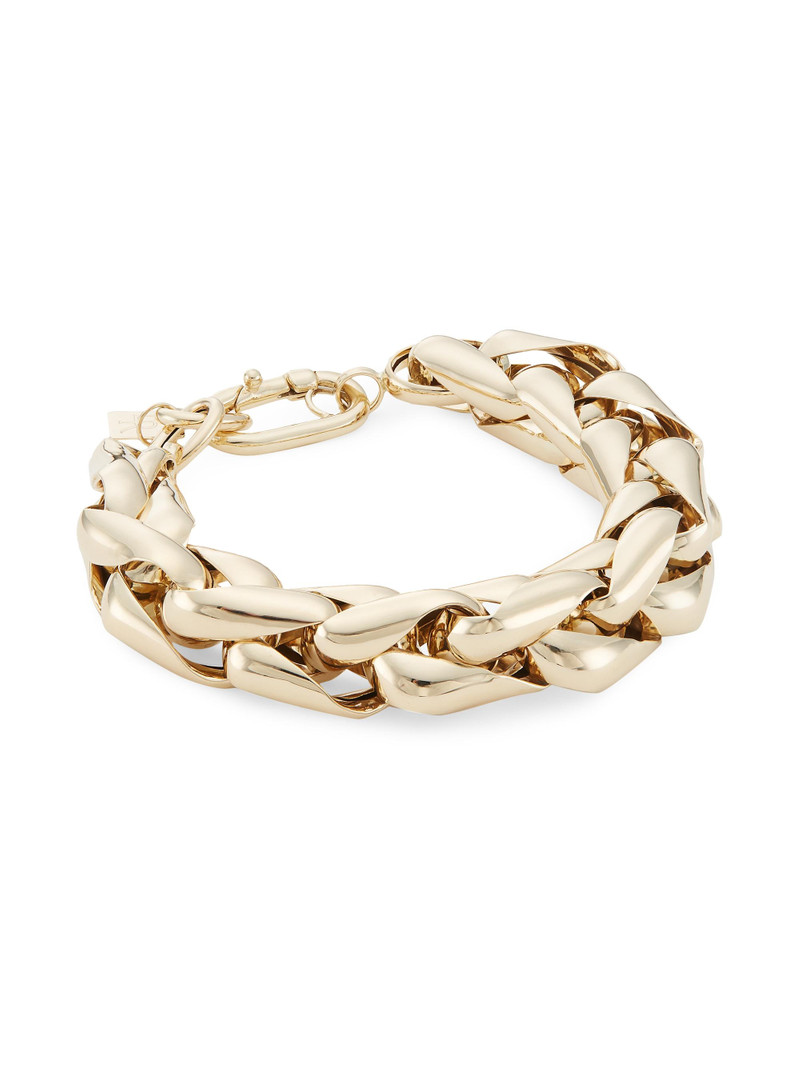 Women's 14K Yellow Gold Medium Wheat Chain Bracelet/6.5" - Gold 1