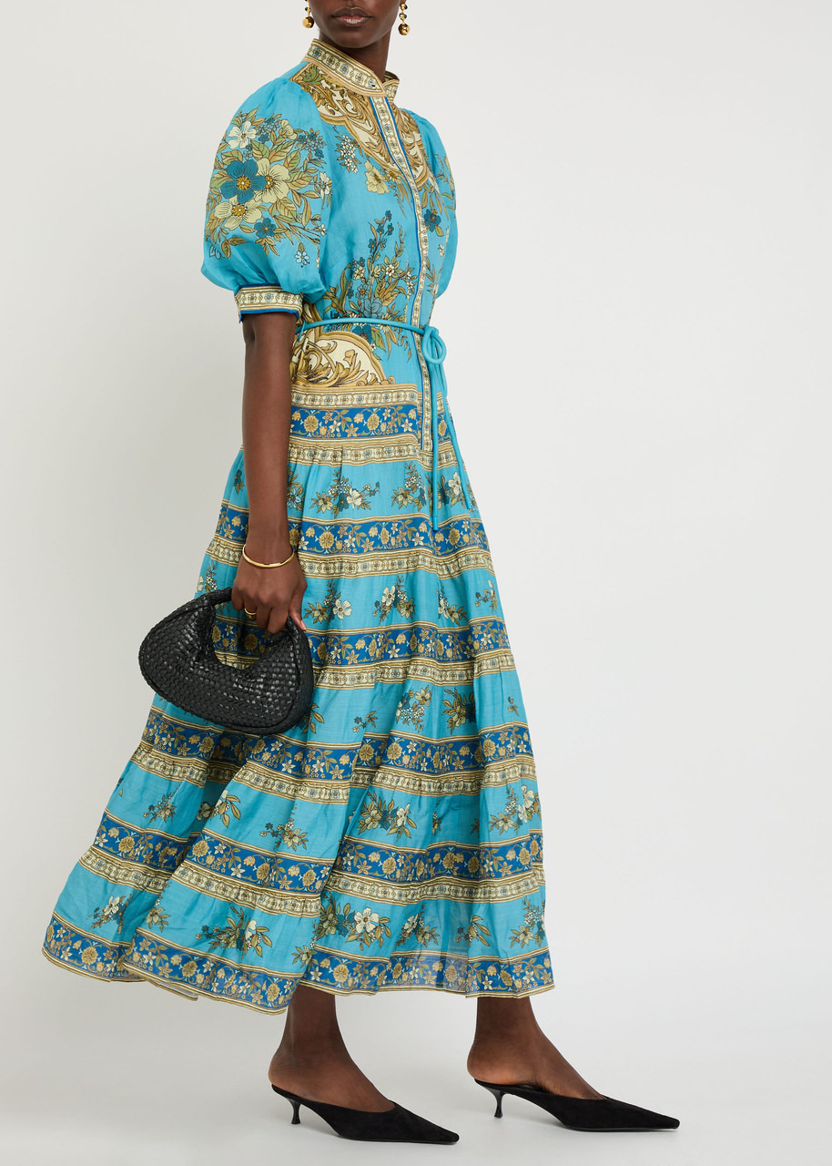 Alemais Cassie Printed Woven Midi Dress - 4
