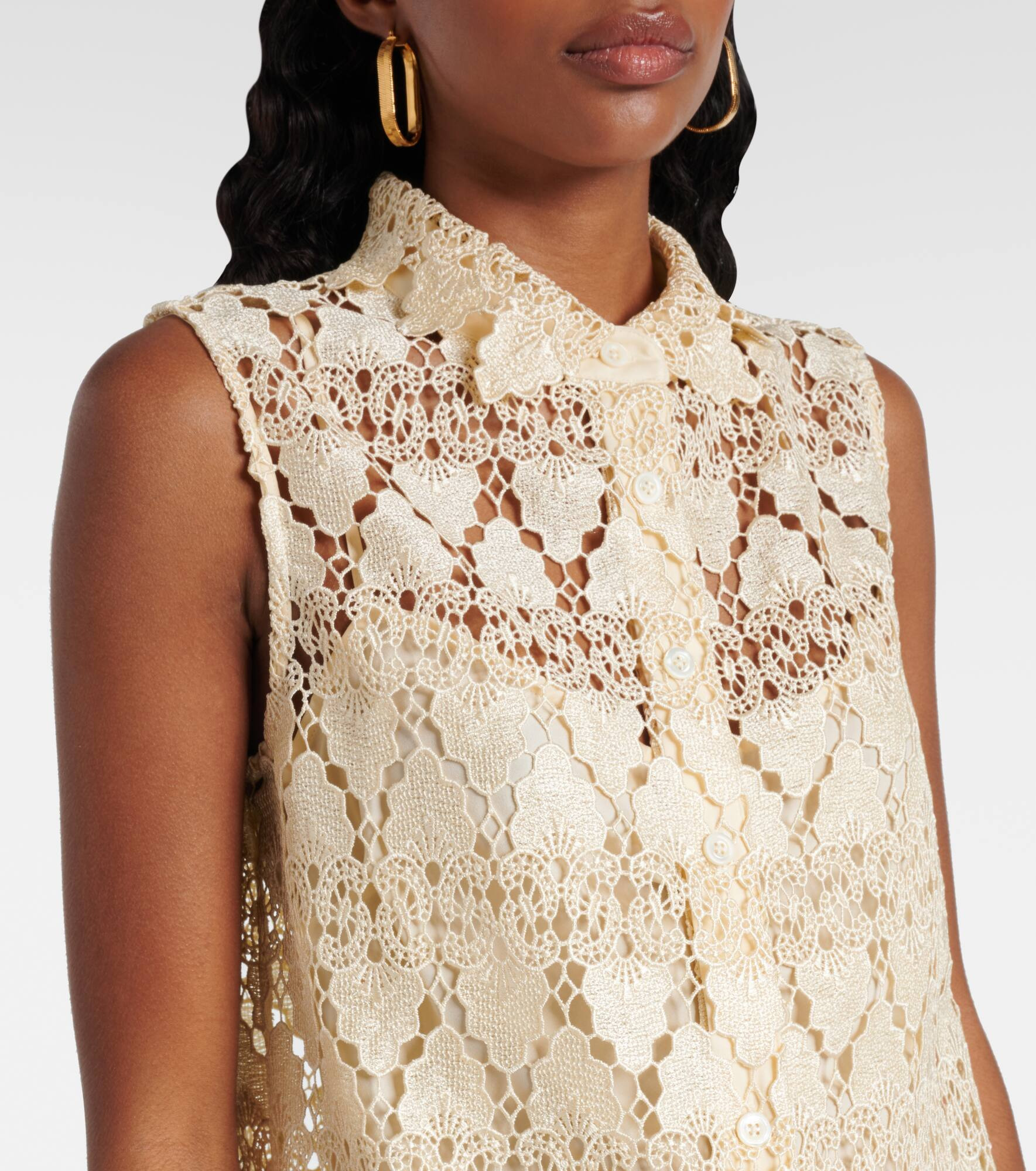 The Deco lace minidress - 4