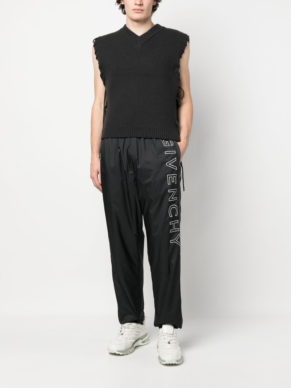 embroidered-logo detail track pants - 2