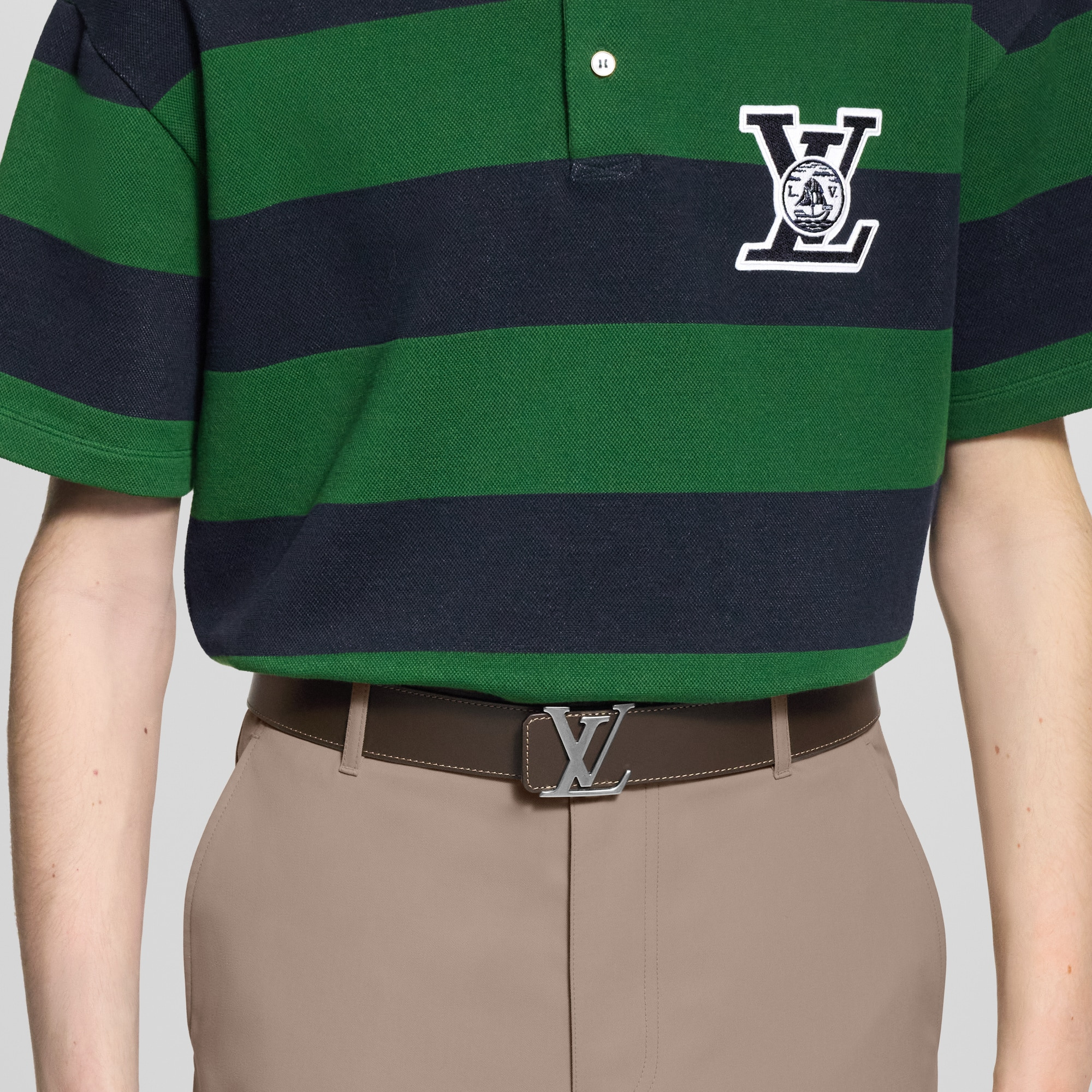 LV Initiales College Monogram Heritage 40mm Reversible Belt - 5