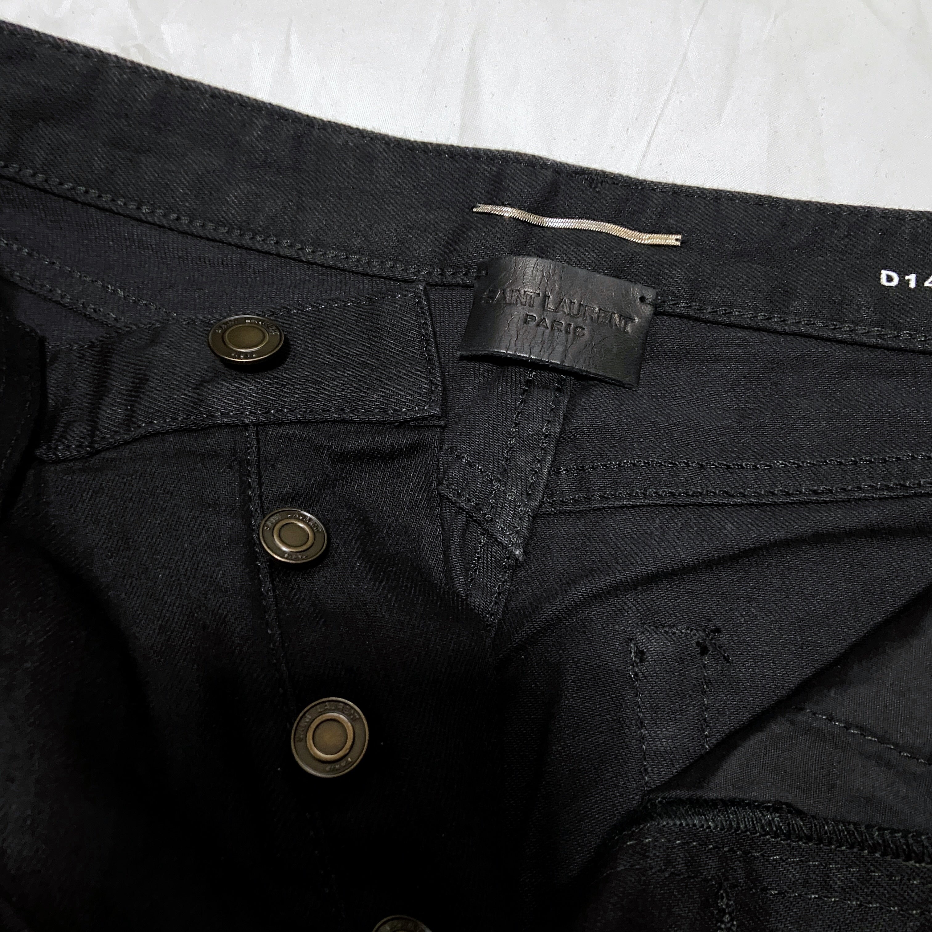 BWNT Saint Laurent D14 Hedi Black Jeans 29 - 6