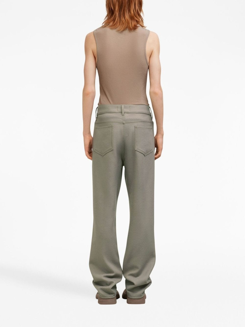 wool straight-leg trousers 4