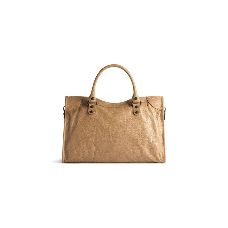 Women's Le City Medium Bag in Dark Beige 4