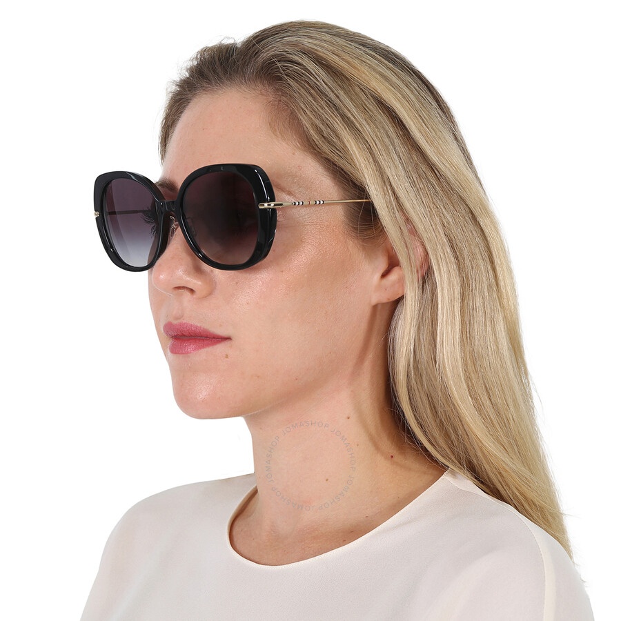 Burberry Eugenie Grey Gradient Square Ladies Sunglasses BE4374F 30018G 55 - 2