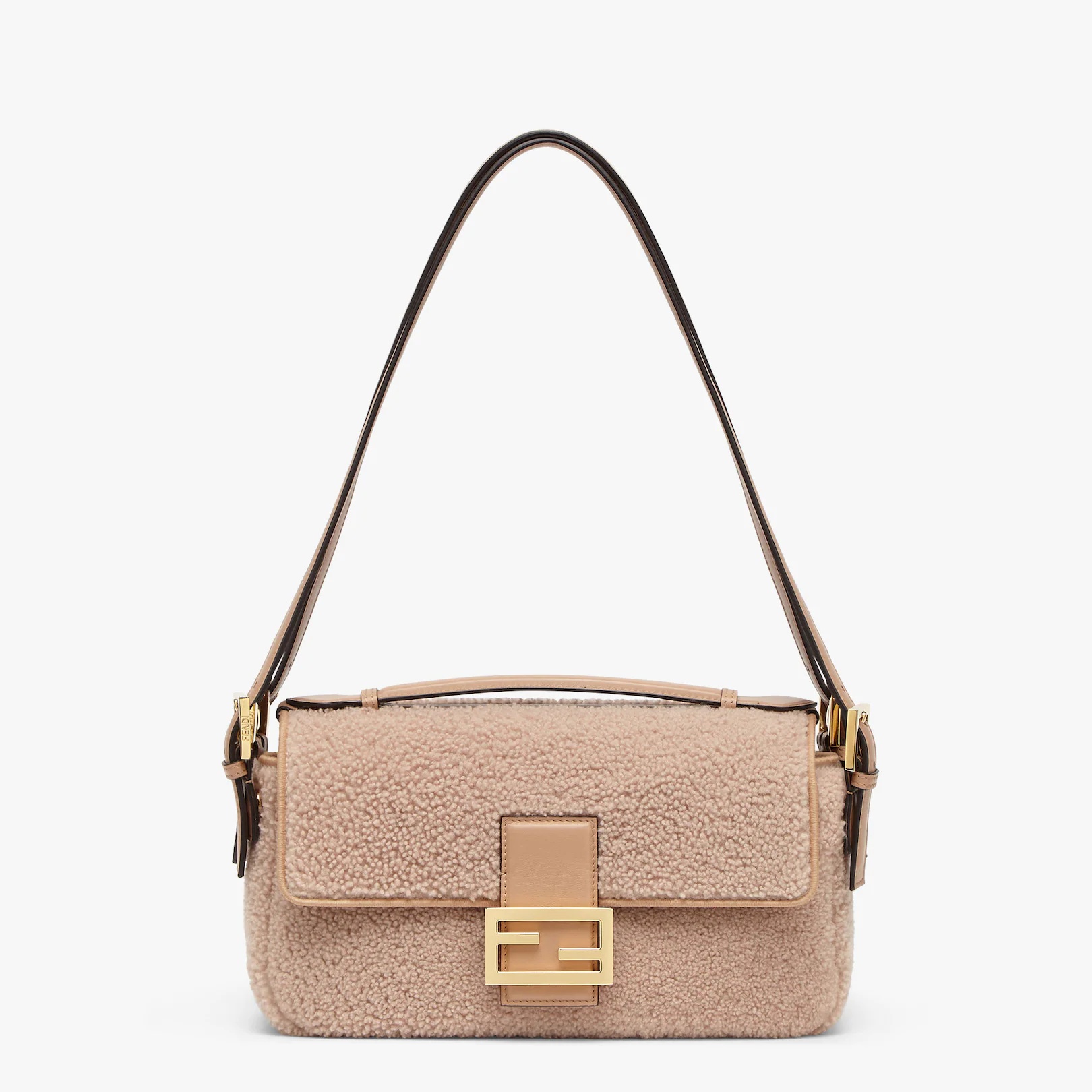 Pink sheepskin bag - 3