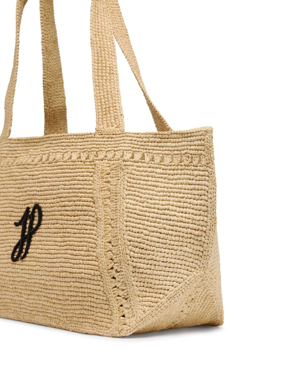 PATOU large JP monogram trapeze-design tote bag | REVERSIBLE