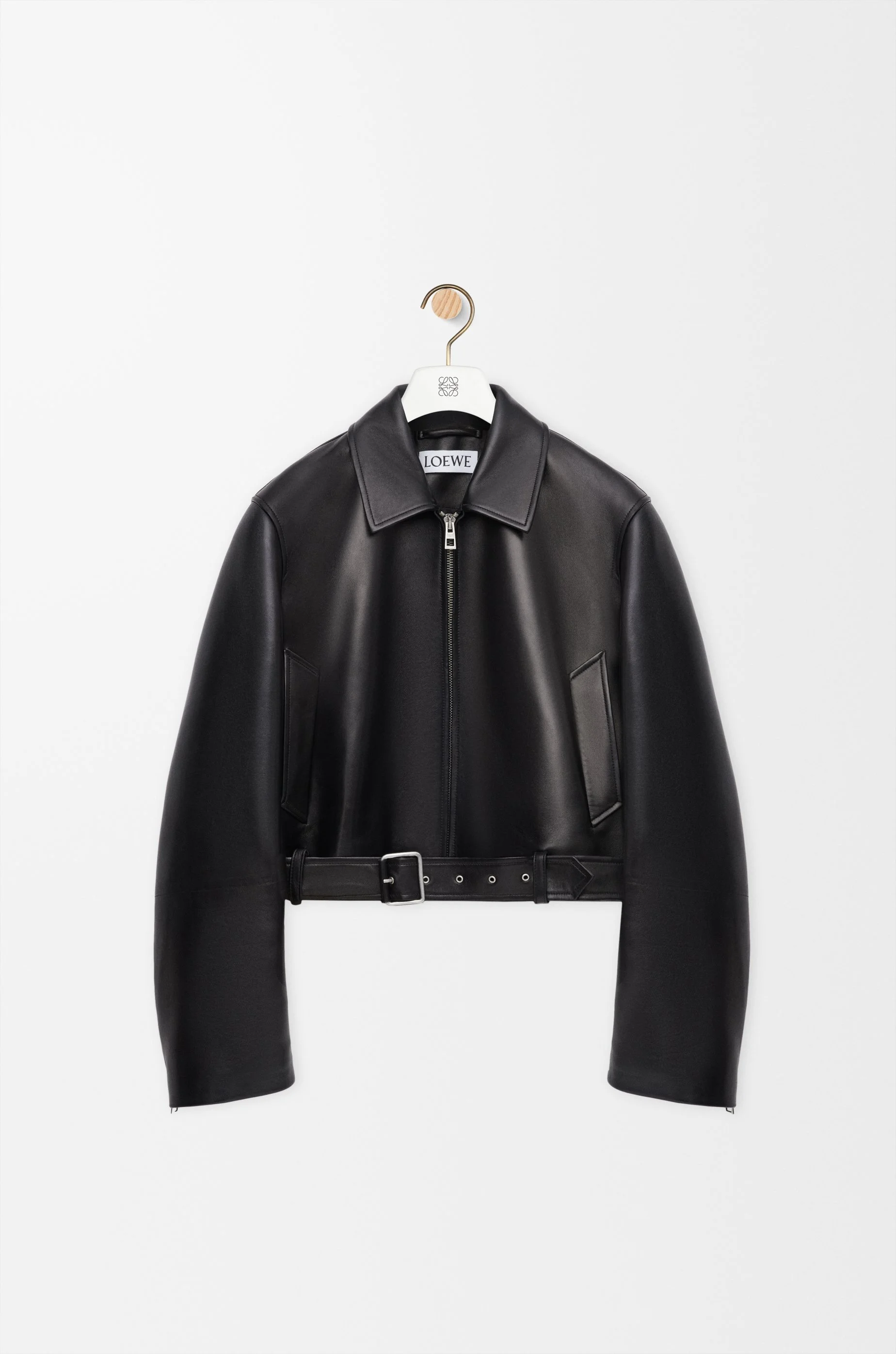 Biker jacket in nappa lambskin - 1