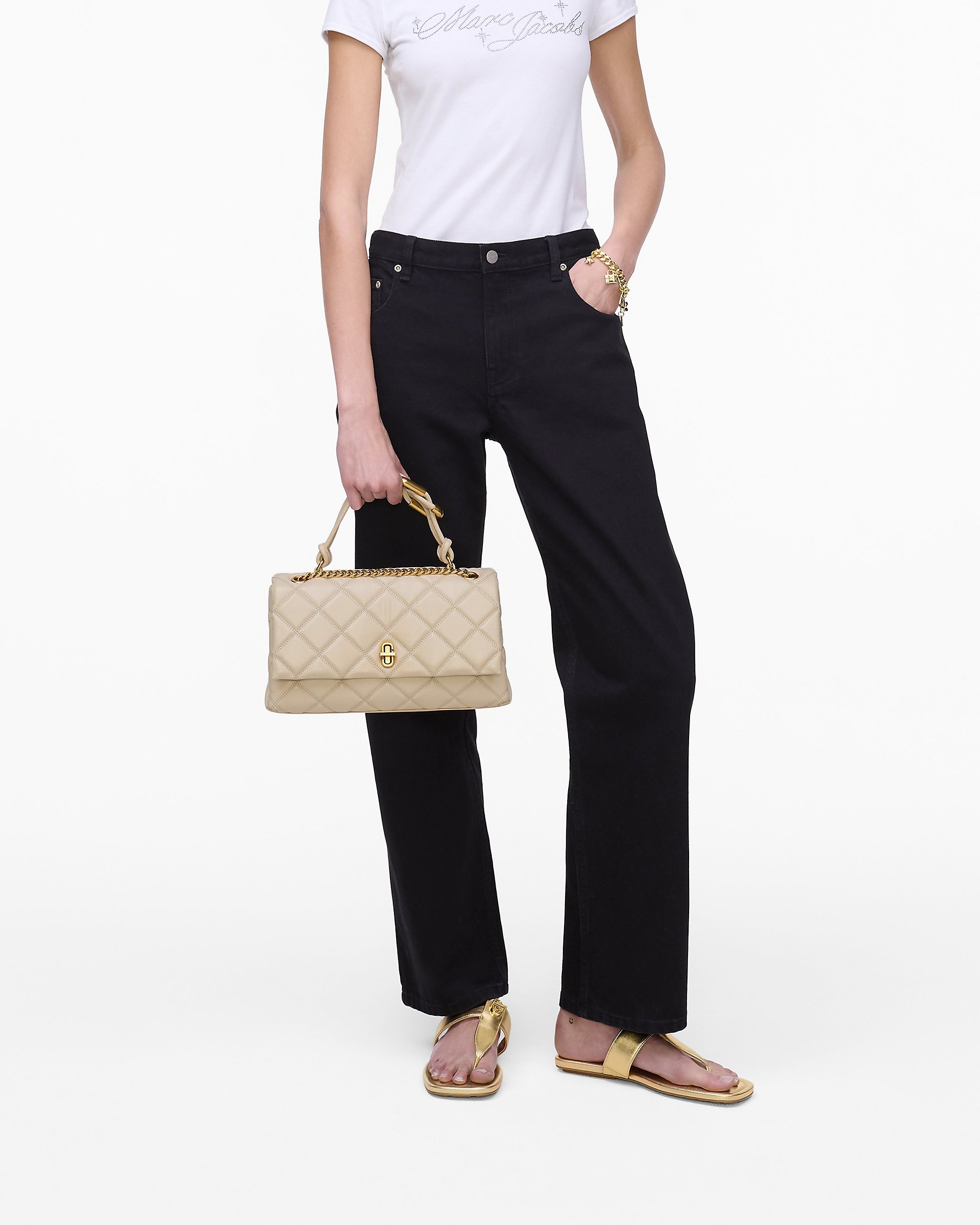 THE QUILTED DUAL CONVERTIBLE SHOULDER BAG - 7