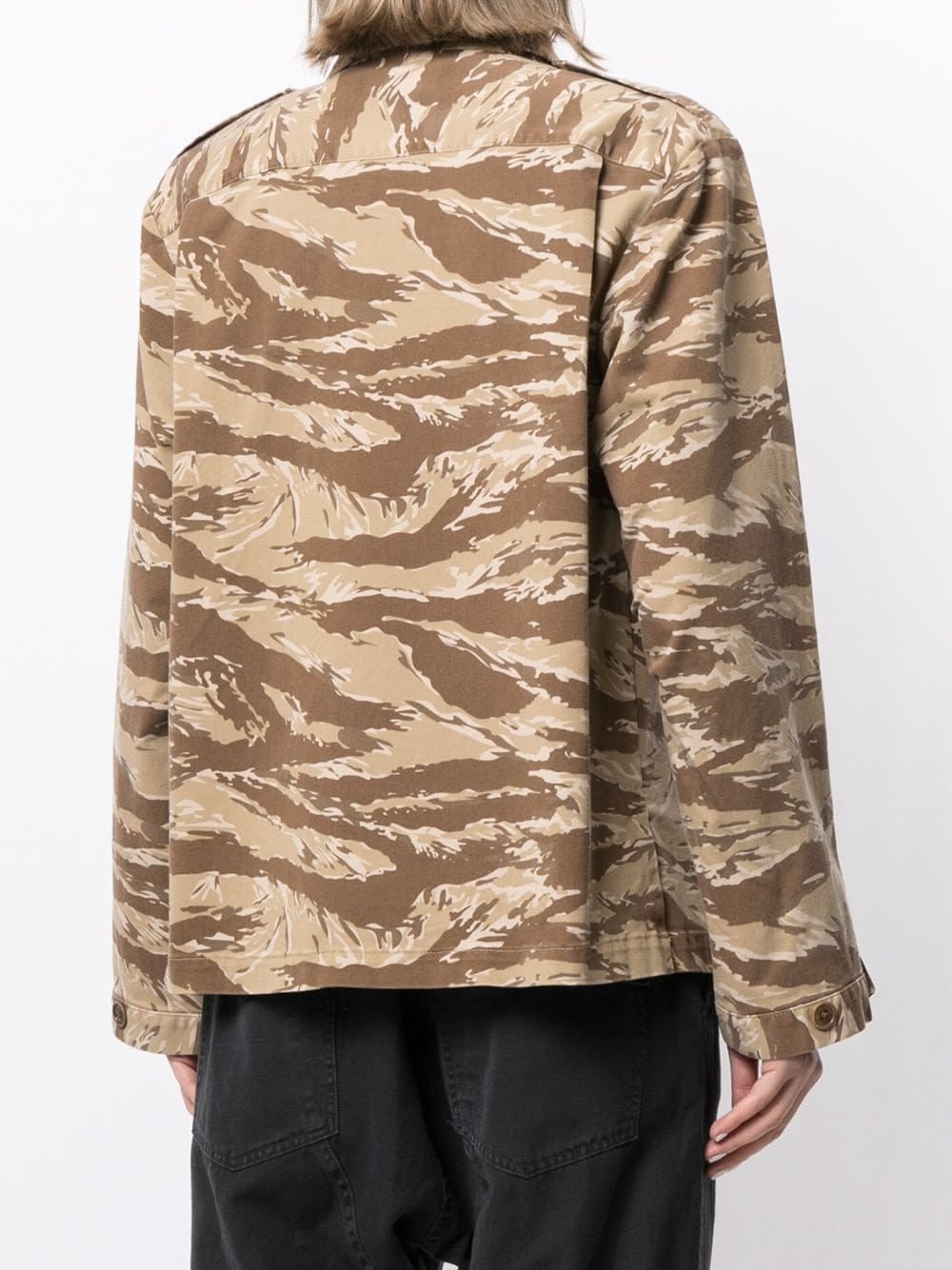 camouflage print shirt - 4