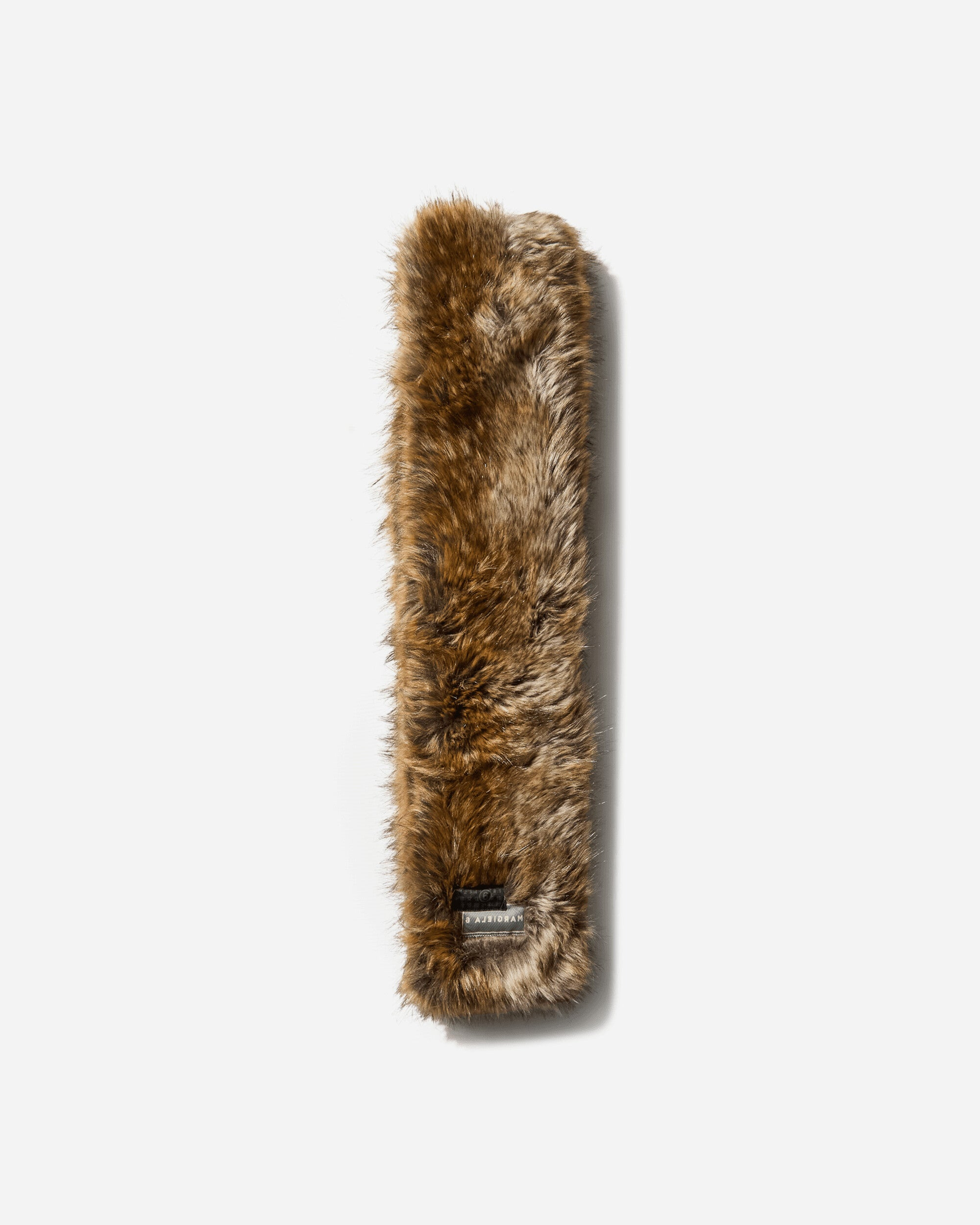 Faux Fur Scarf Brown - 1