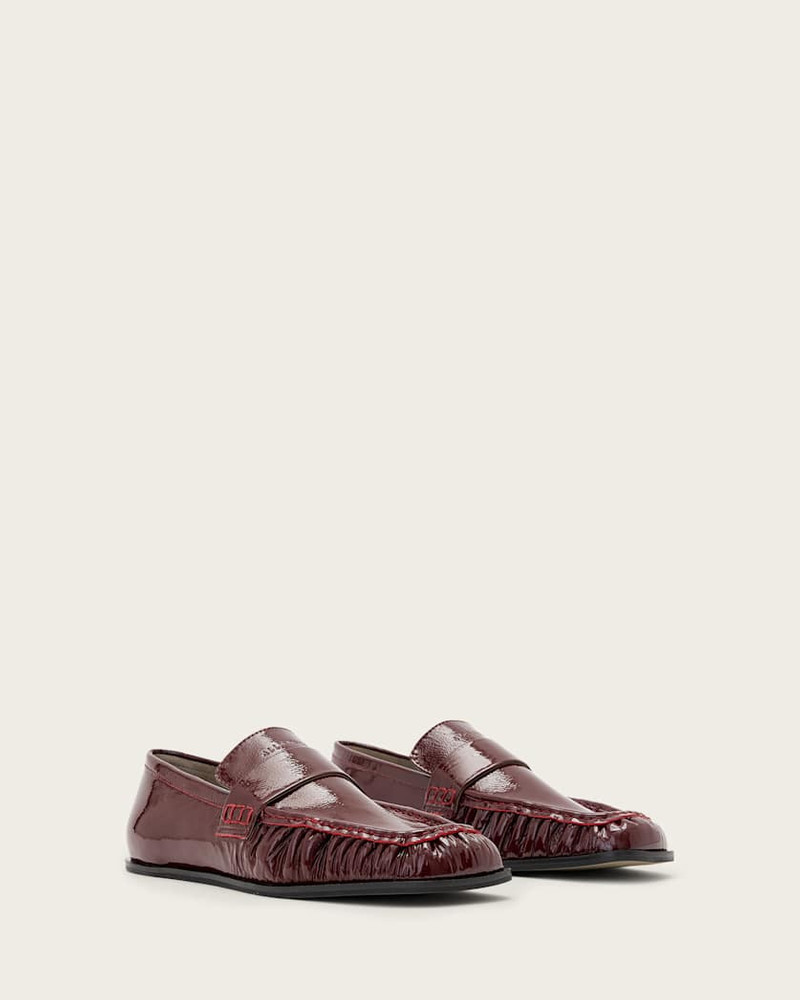 JULIE STUDDED LEATHER LOAFERS 3