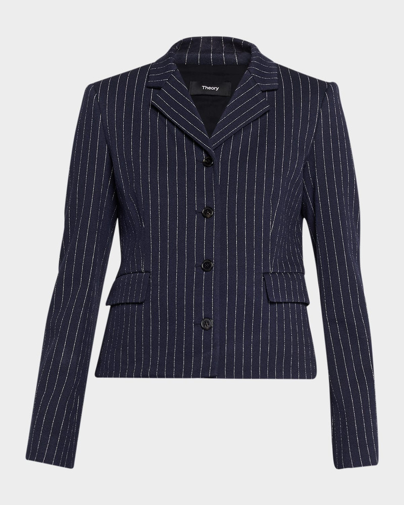Fitted Pinstripe Jacket 1
