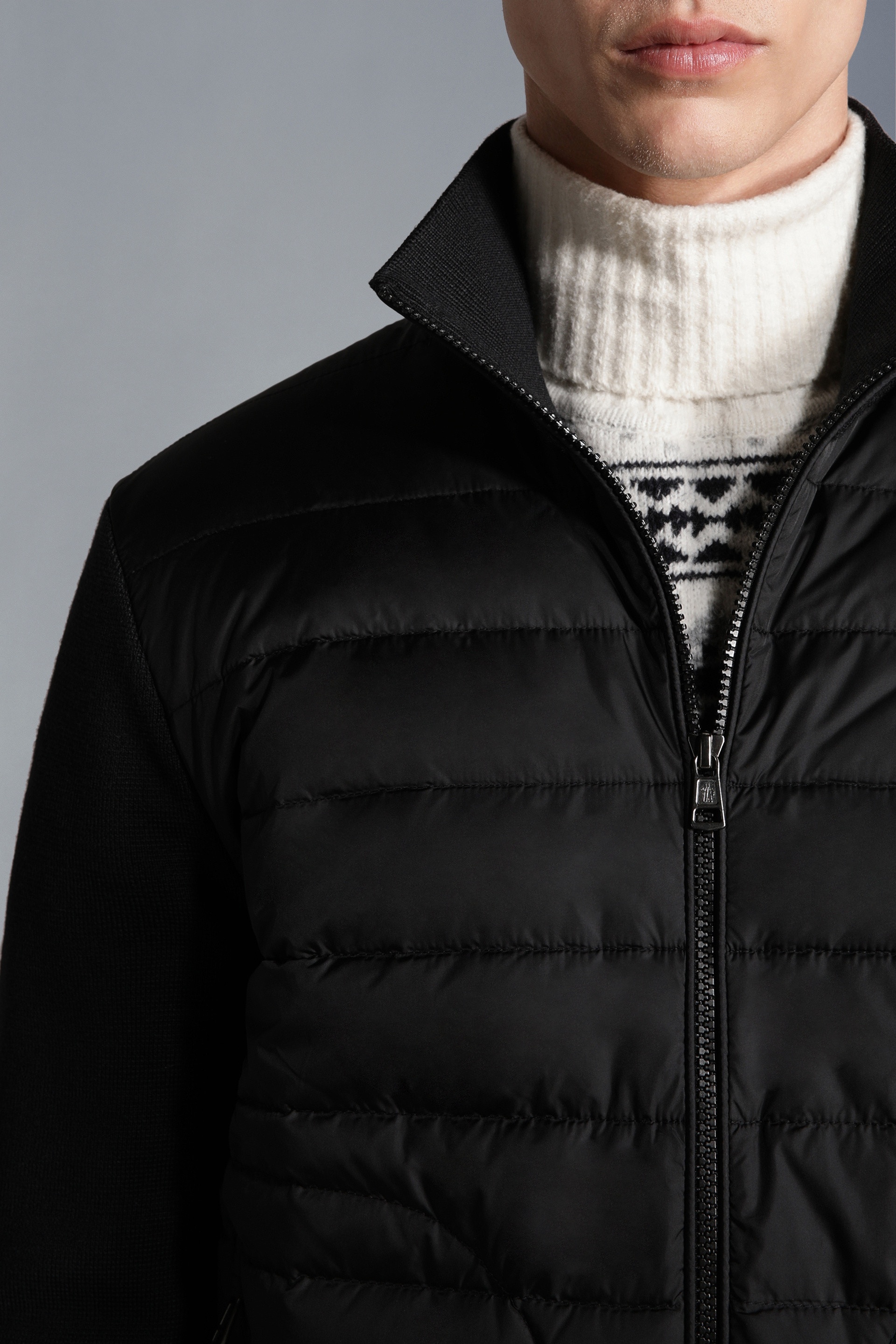 Padded Wool Cardigan - 6