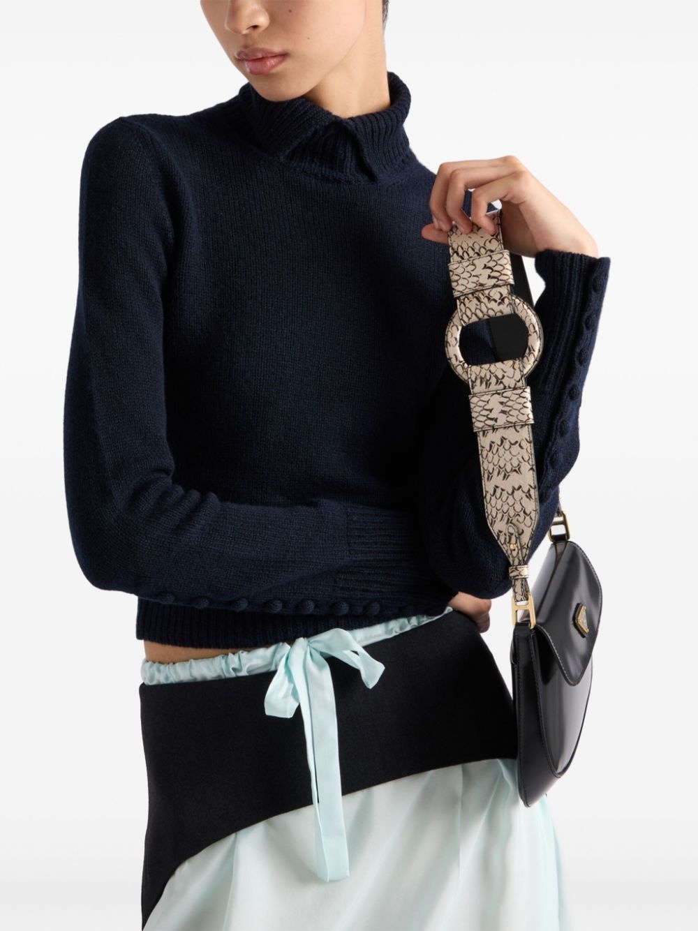 turtleneck cashmere sweater - 3