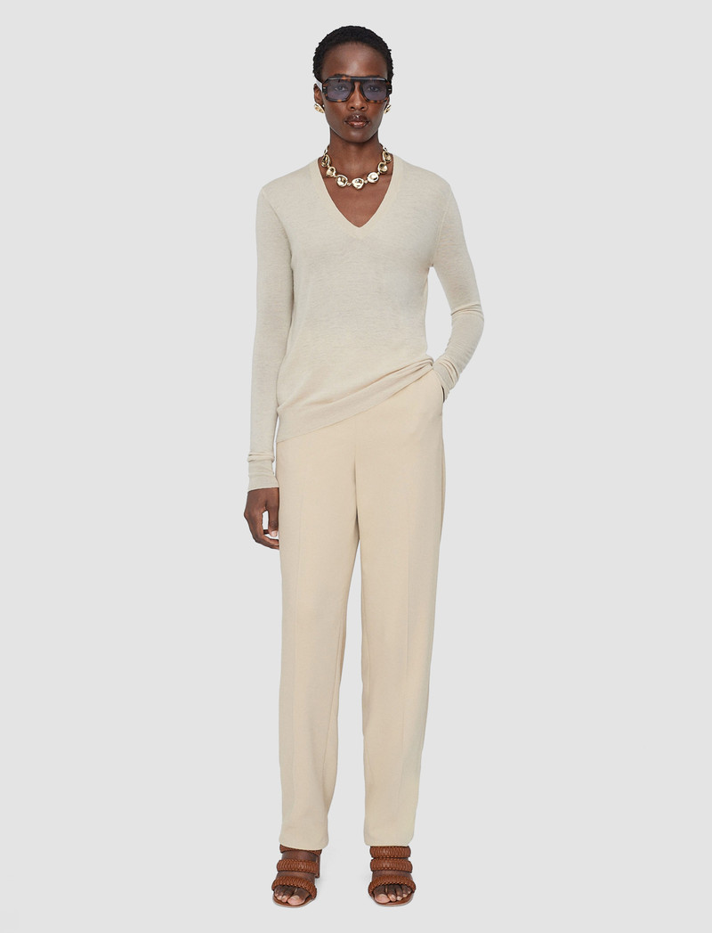 JOSEPH Cashair V Neck Jumper outlook