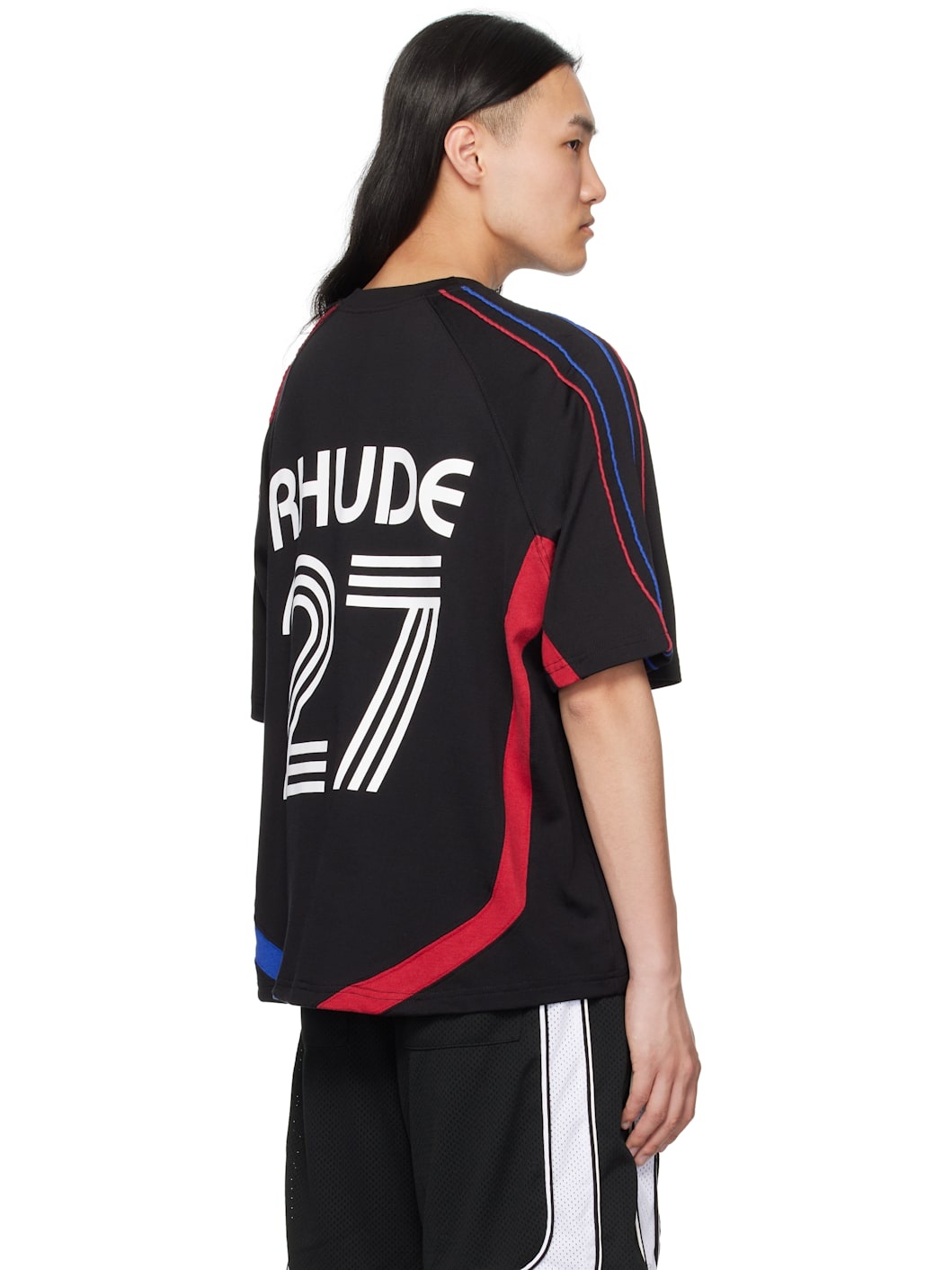 Black ''Rhude 27' Jersey - 3