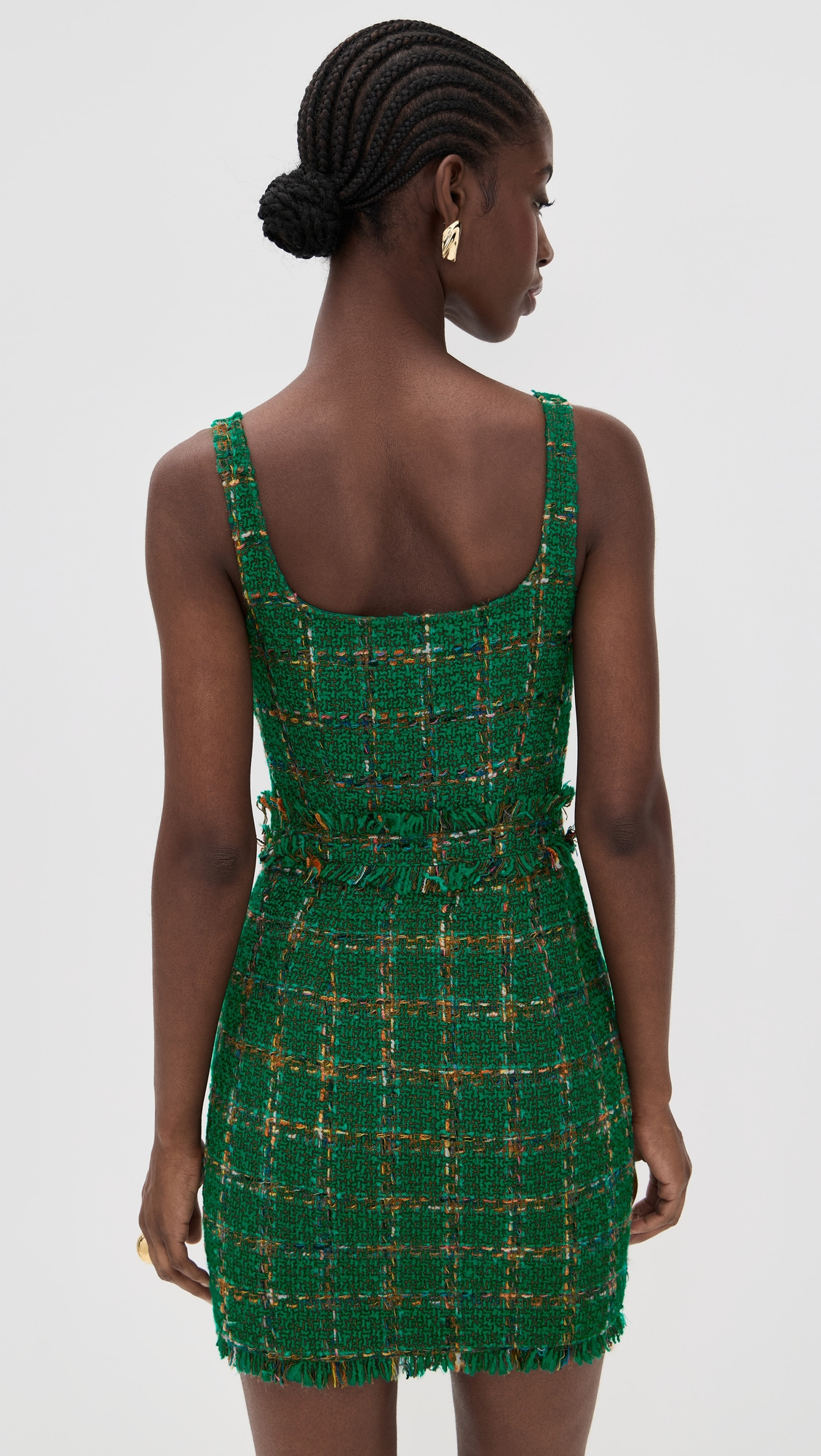 Valli Square Neck Mini Dress - 2