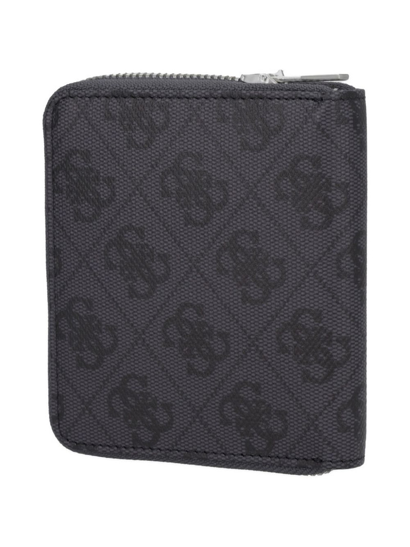 GUESS USA monogram-print logo-plaque wallet outlook