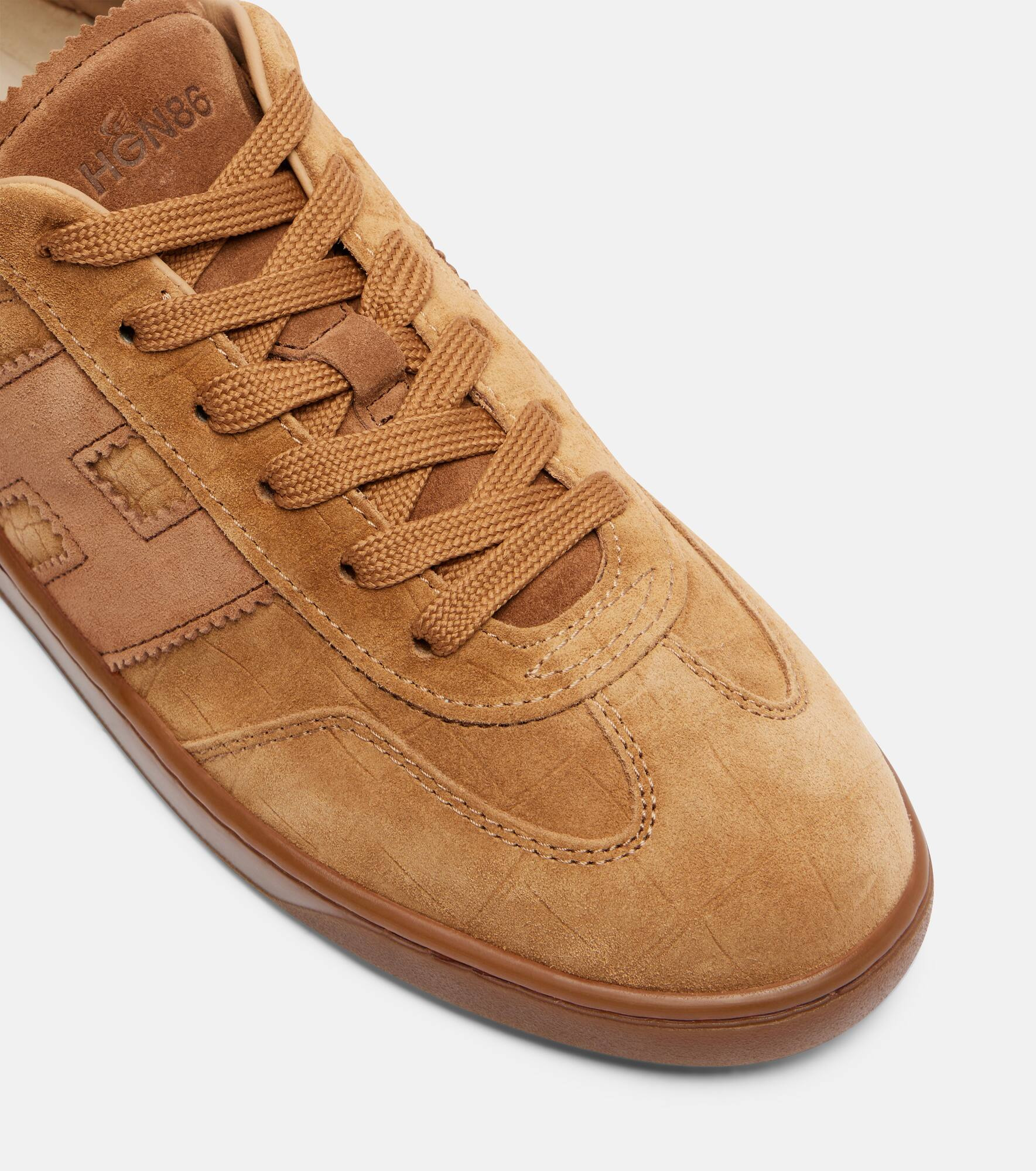 Hogan Cool croc-effect suede sneakers - 5