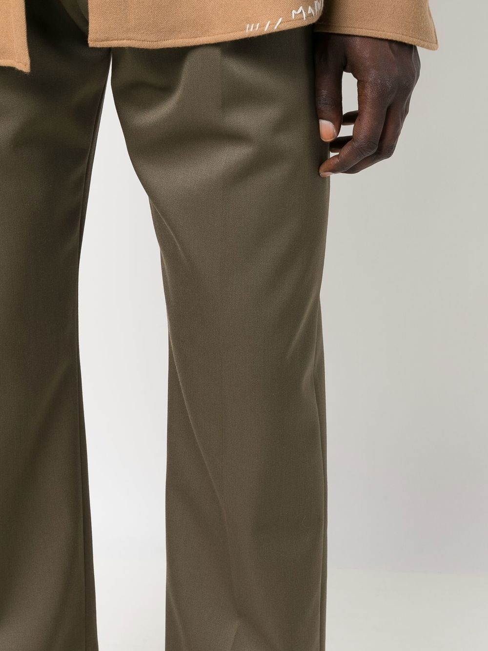 straight-leg cut chino trousers - 5