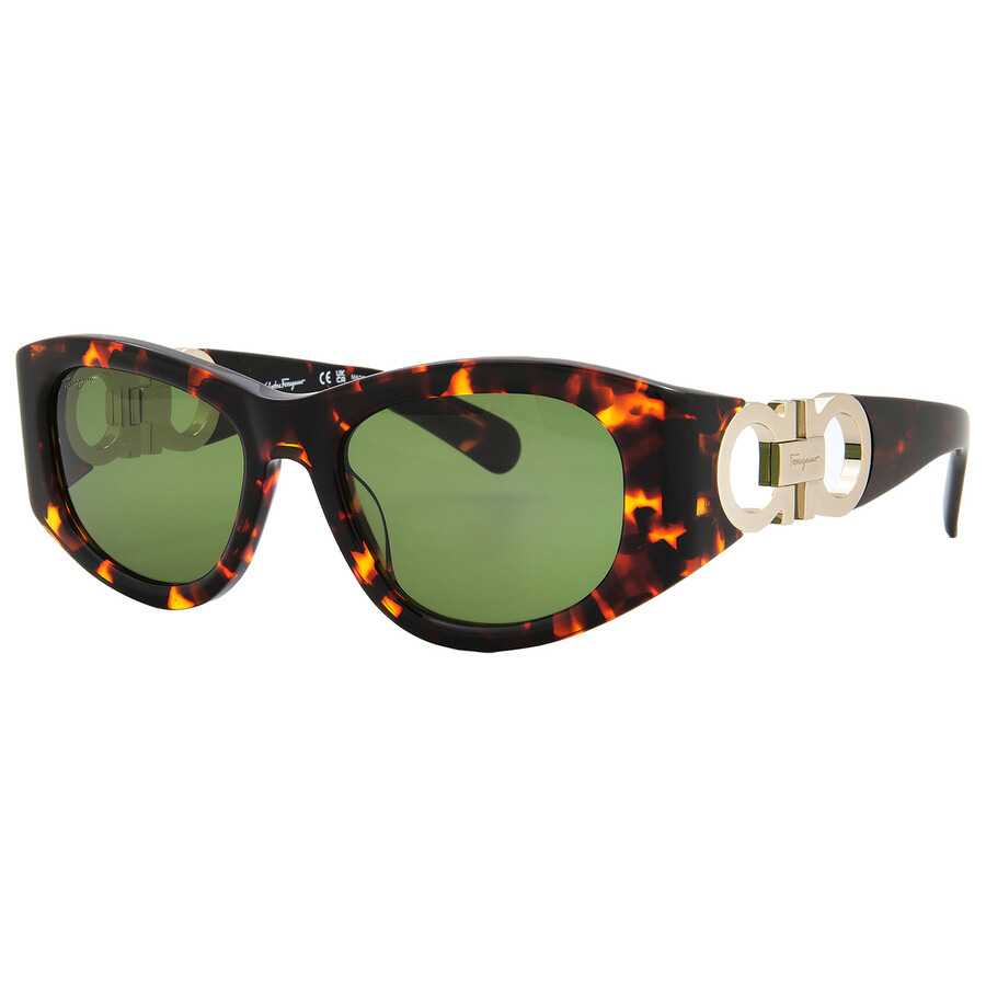 Salvatore Ferragamo Green Navigator Ladies Sunglasses SF1082S 219 53 - 3