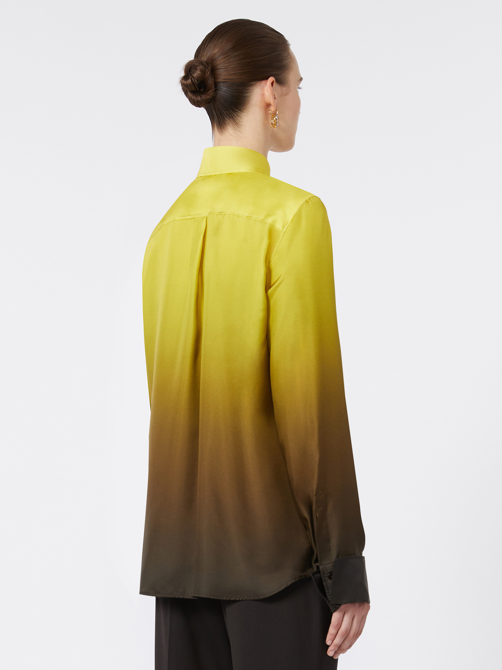 AGO Slim-fit silk dégradé shirt - 4