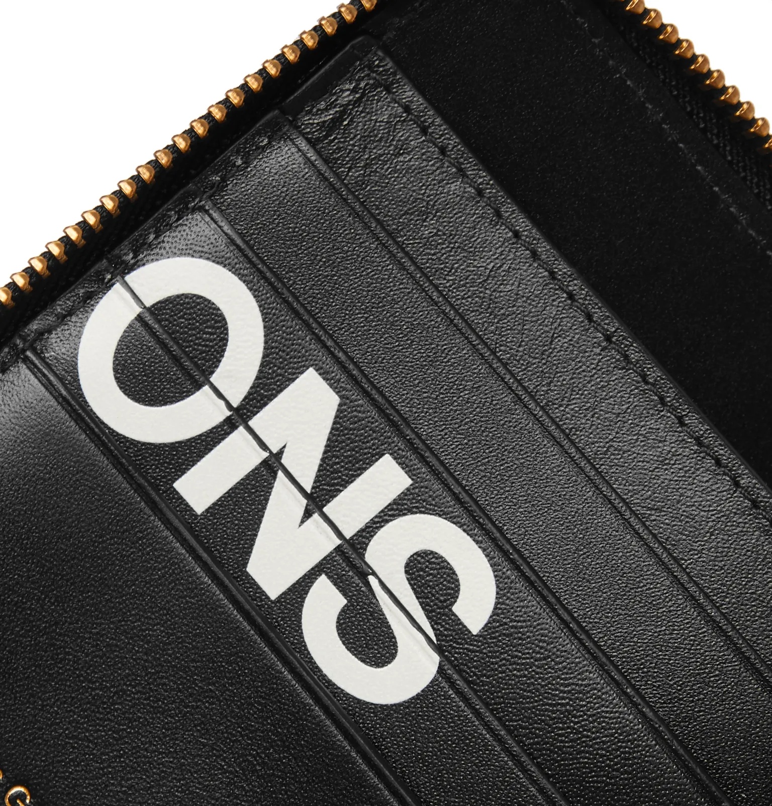 Logo-Print Leather Zip-Around Wallet - 4