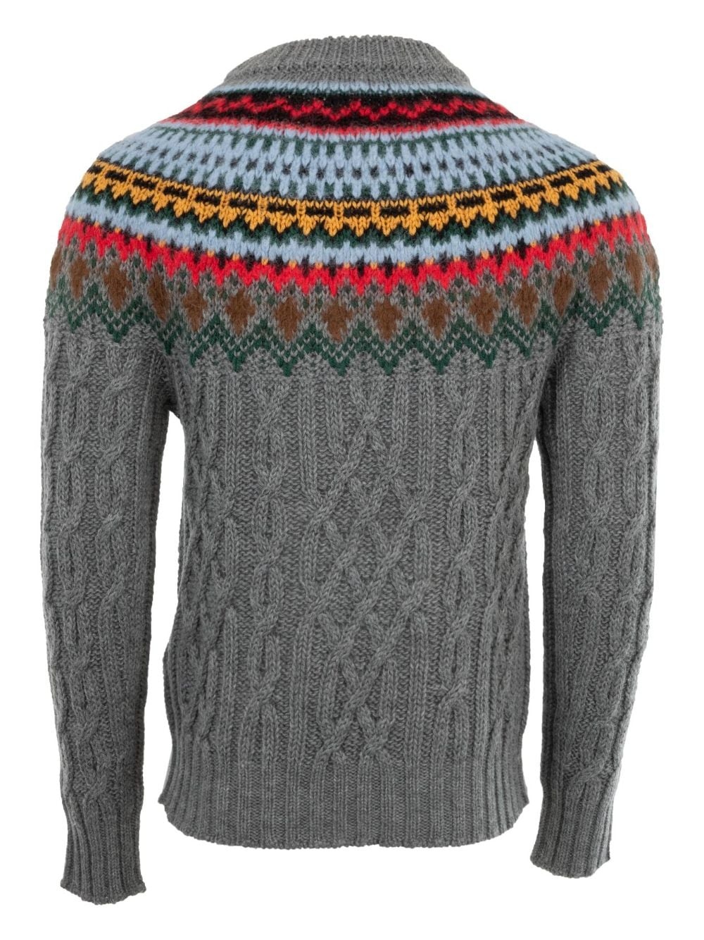cable-knit sweater - 2