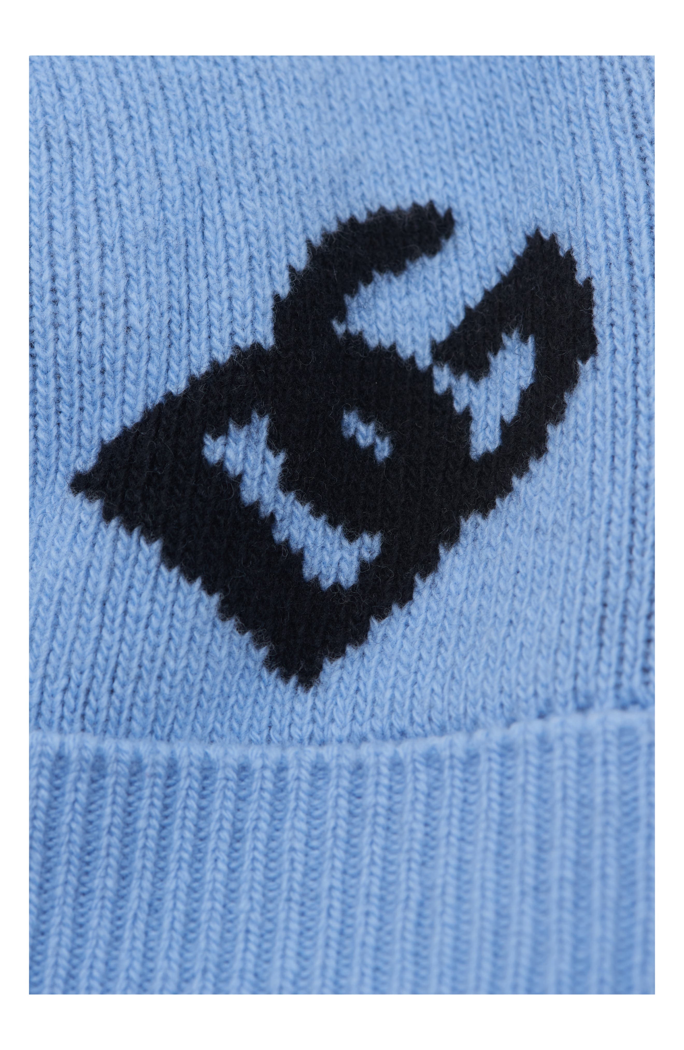 Dolce&Gabbana DG Logo Wool Beanie in B0143 Very Light Blue at Nordstrom - 3