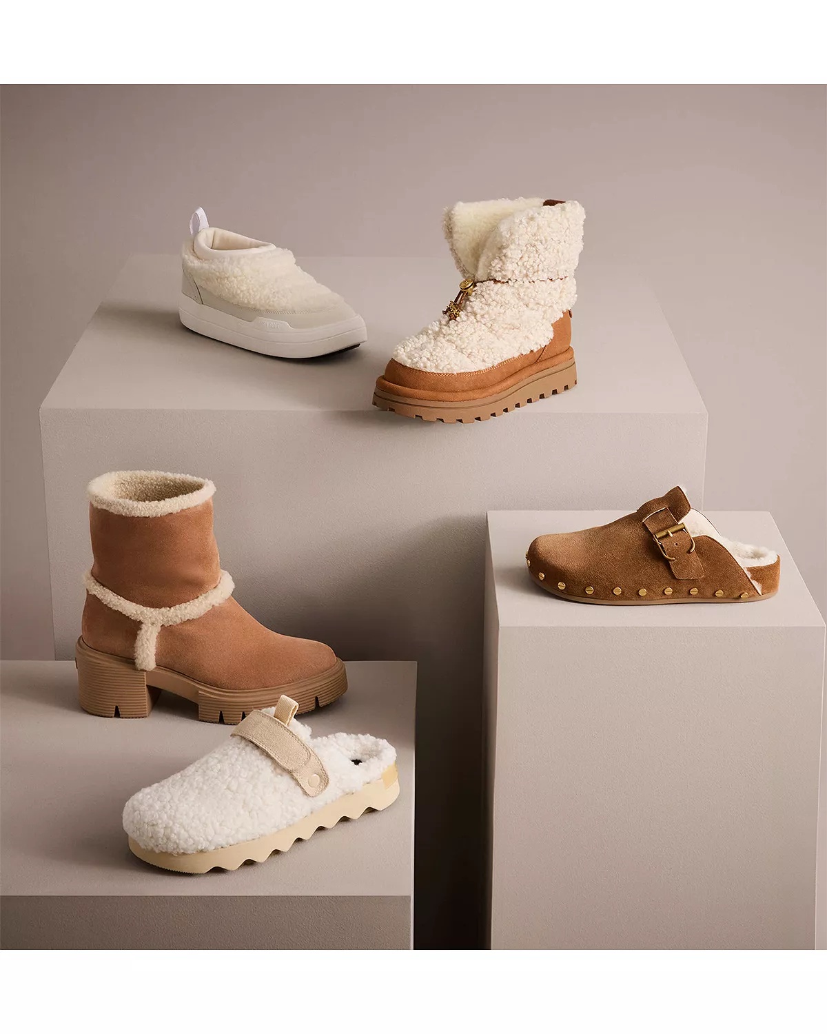 Women's Fern-2 Studded Clog Flats - 2