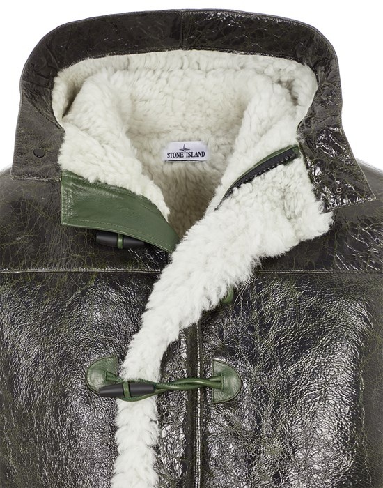 00197 VITRIFIED SHEEPSKIN MUSK GREEN - 4