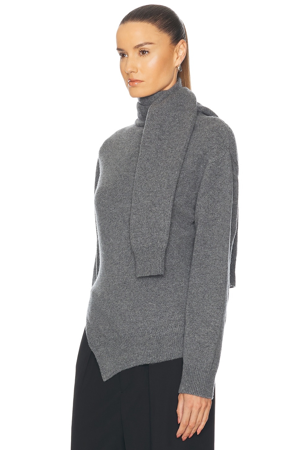 Twisted Scarf Sweater - 3