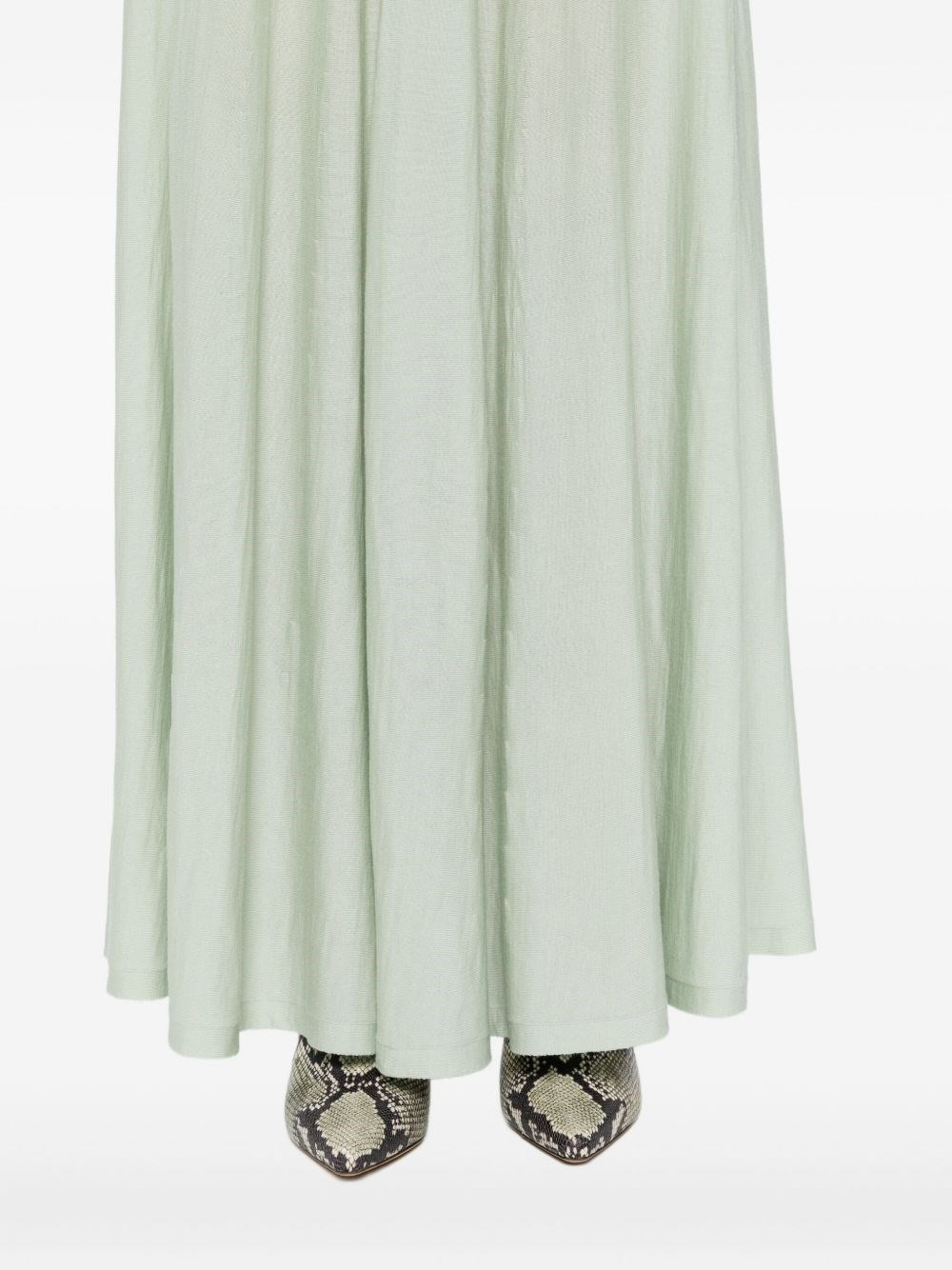 Wool long skirt - 3