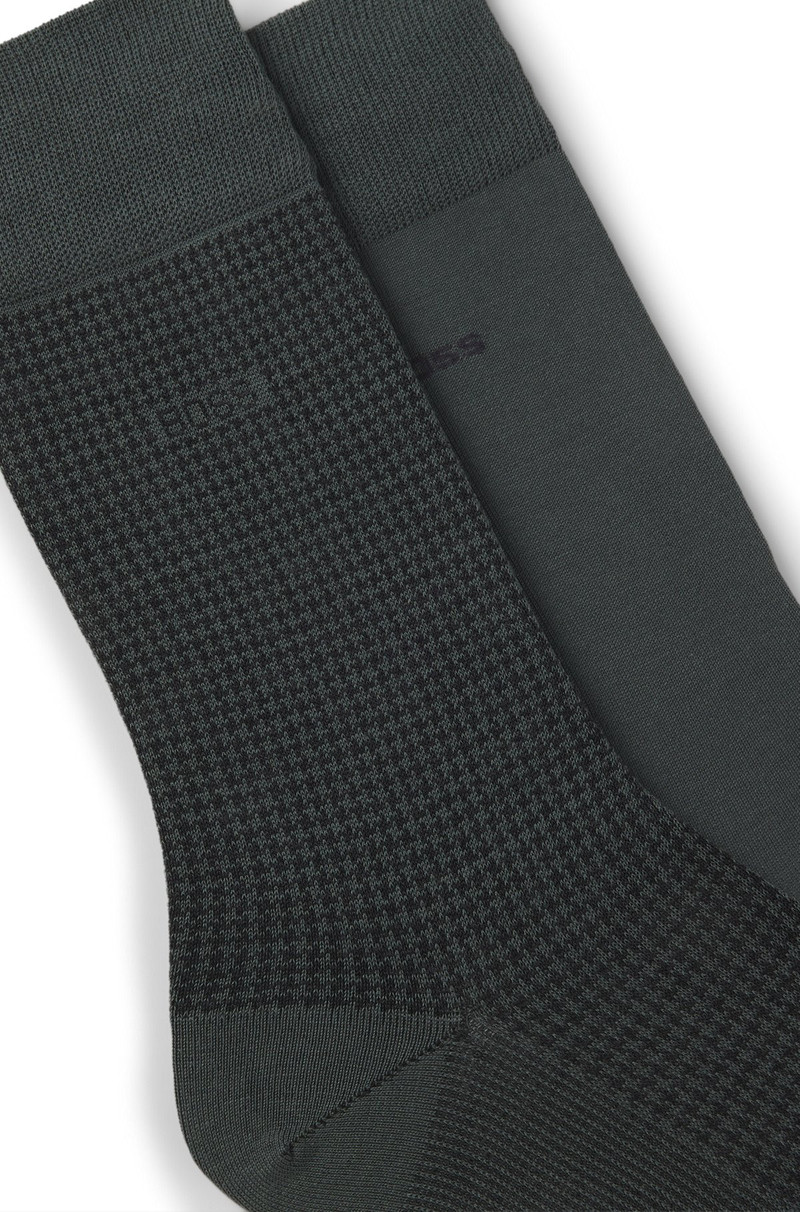 BOSS TWO-PACK OF SOCKS IN A COTTON BLEND outlook