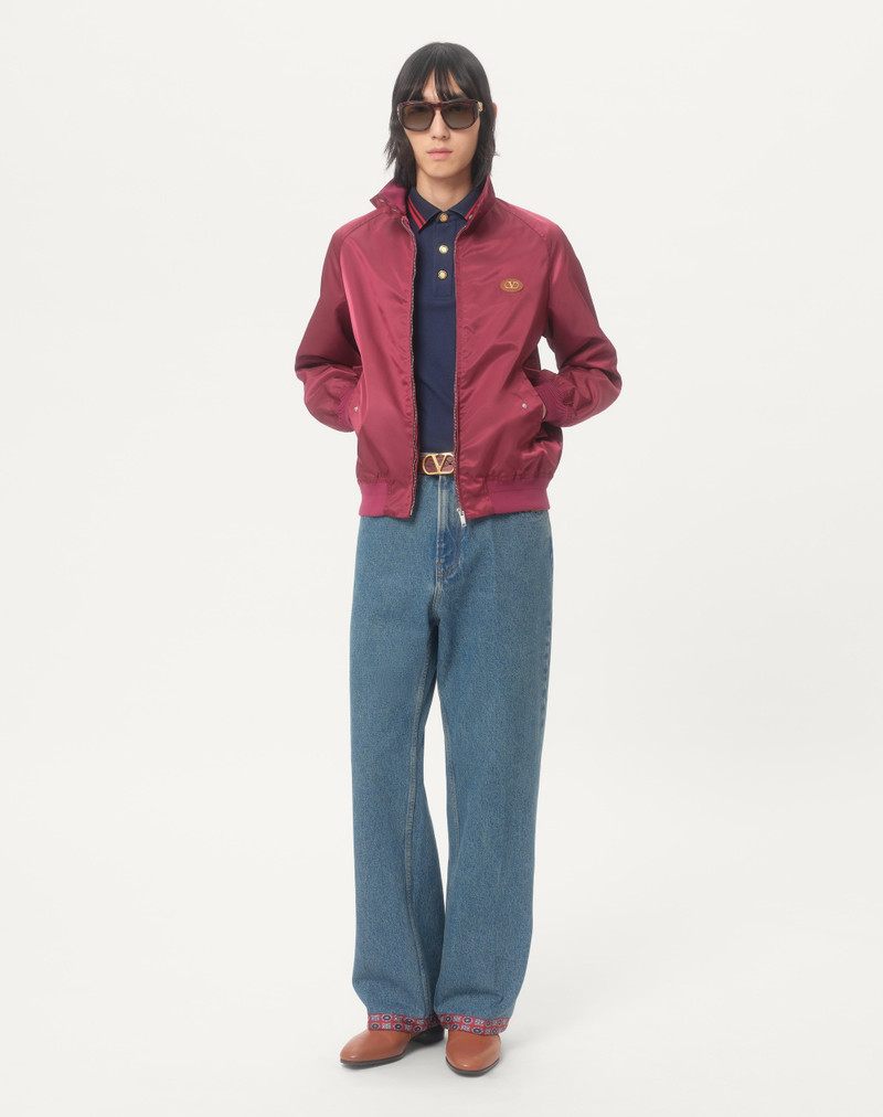 Valentino COTTON PIQUÉ POLO SHIRT WITH VG EMBROIDERY outlook