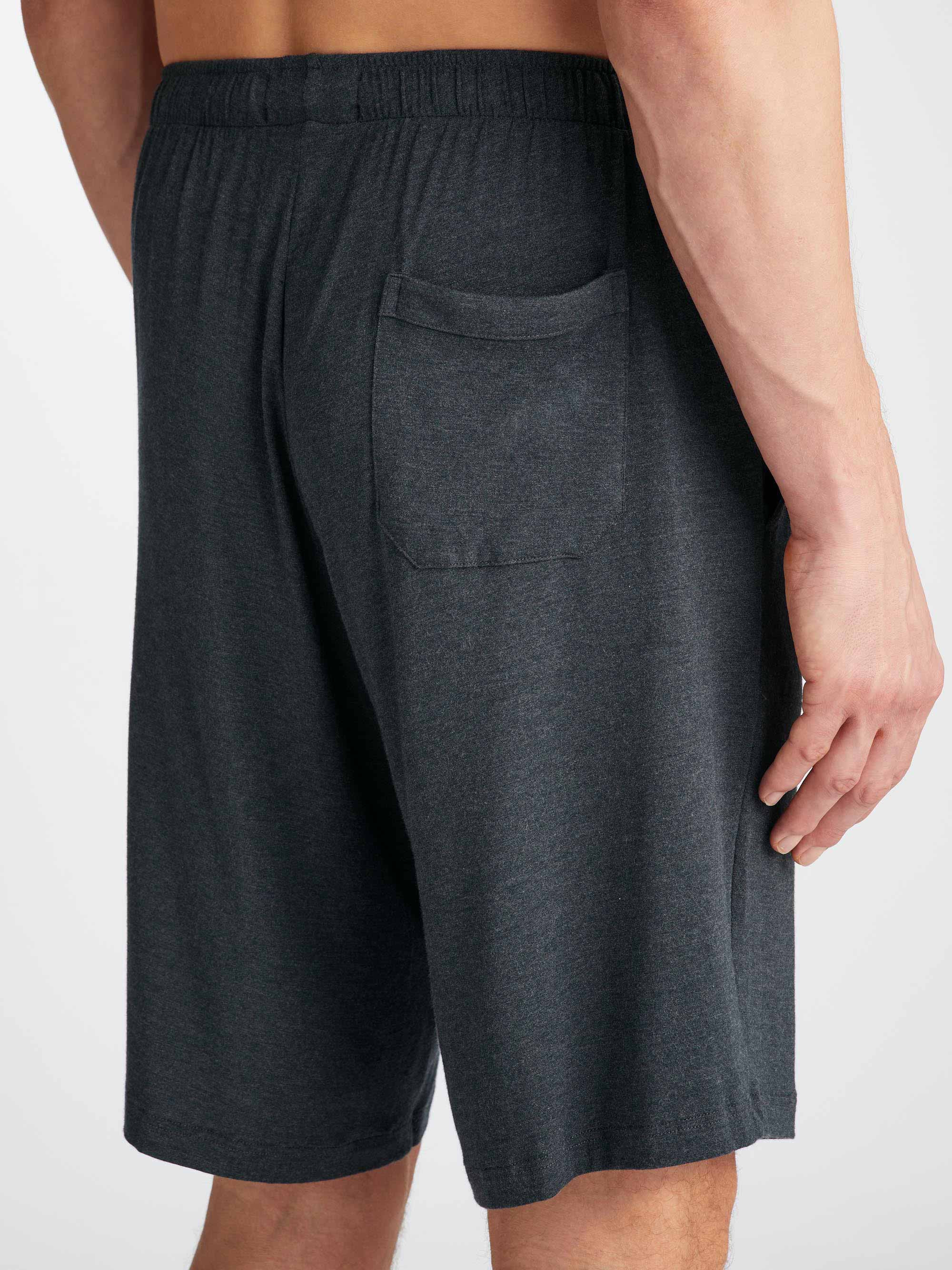 Men's Lounge Shorts Marlowe Micro Modal Stretch Anthracite - 6